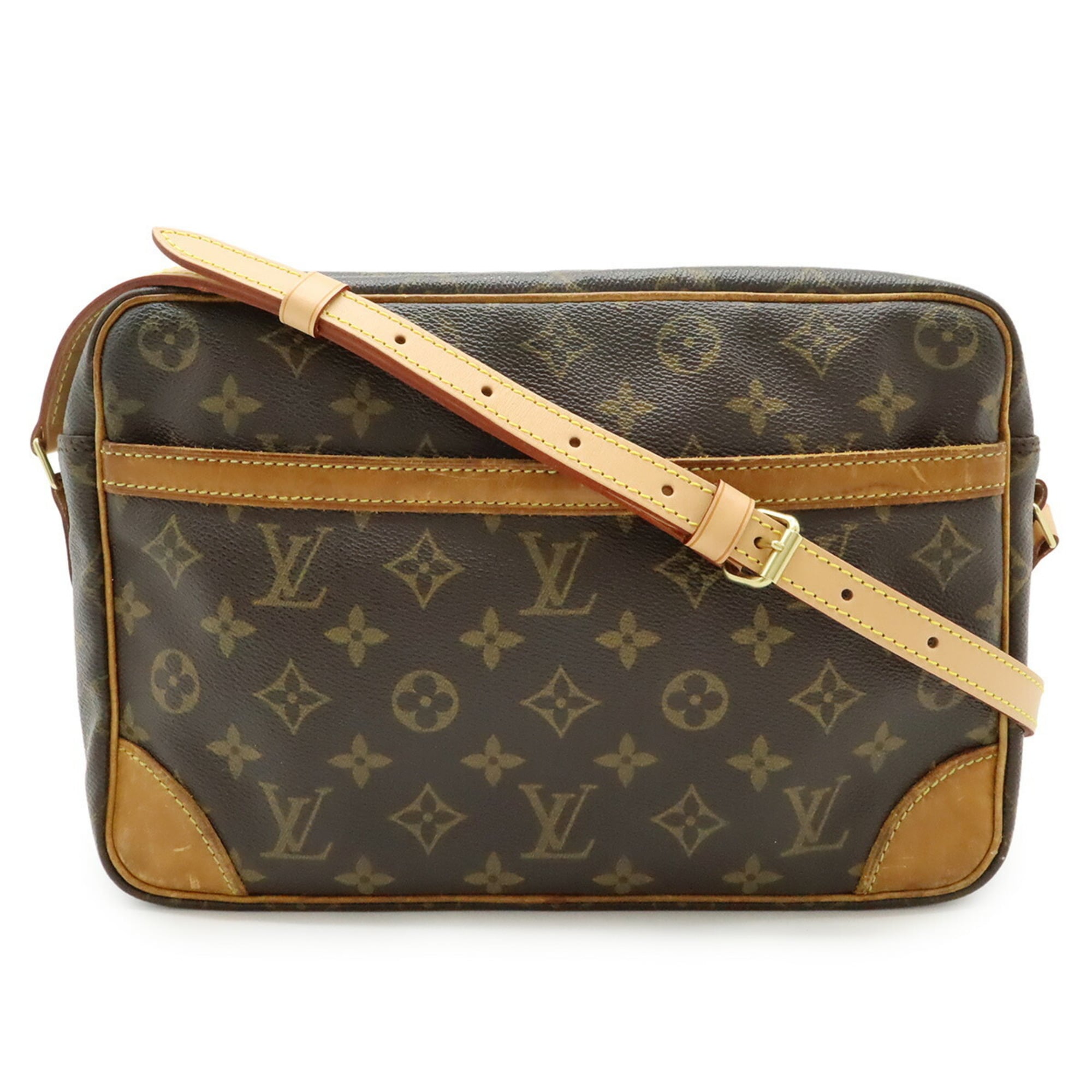 Louis Vuitton Black Brown Monogram Monogram Shoulder Bag (Pre-Owned)