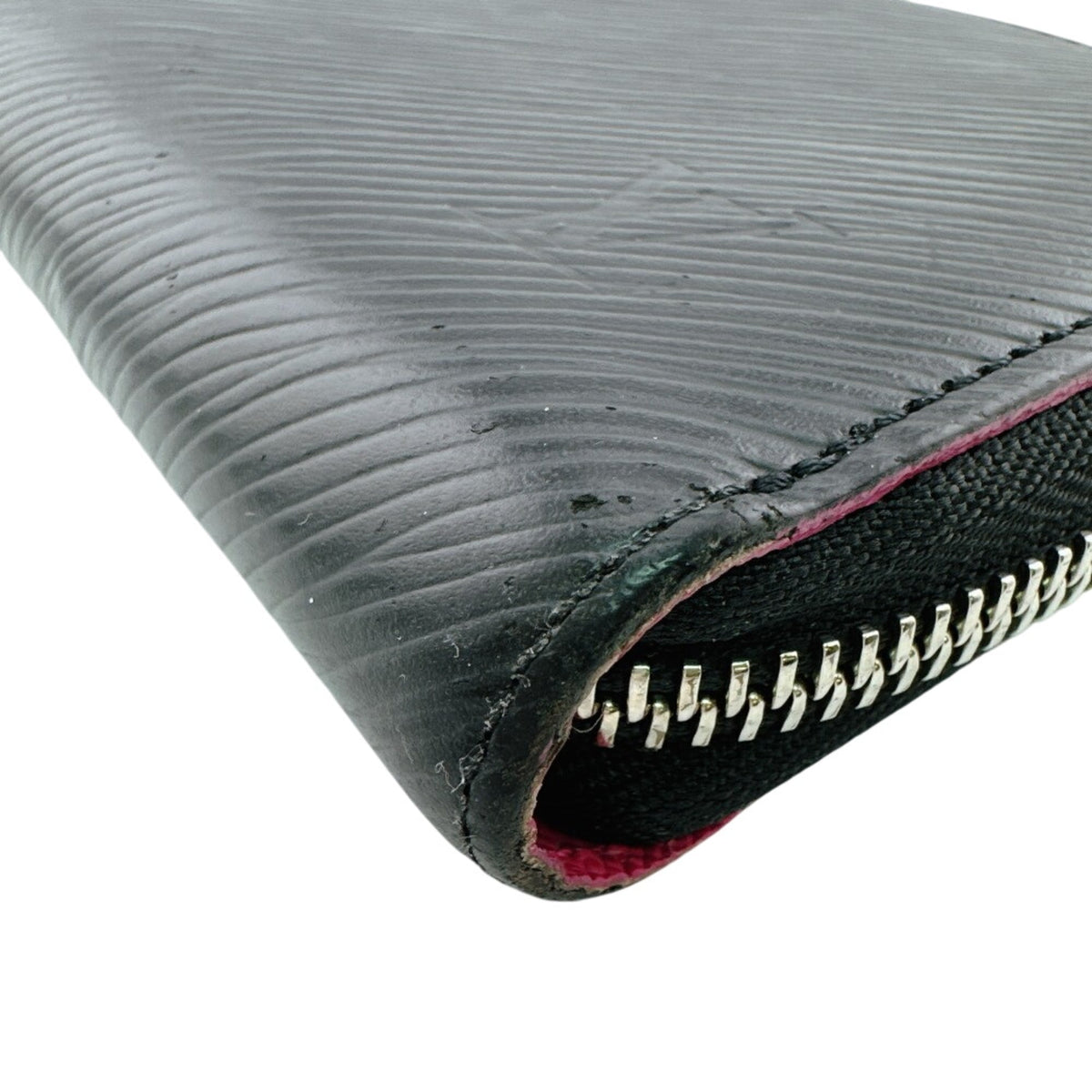 Louis Vuitton Epi Black Pink Epi Leather Long Wallet (Bi-Fold) (Pre-Owned)