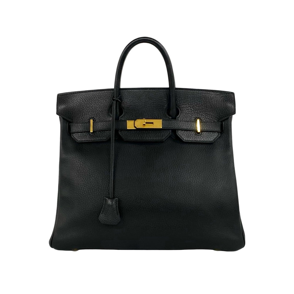 Hermes Black Ardennes Leather Handbag Tote Bag (Pre-Owned)