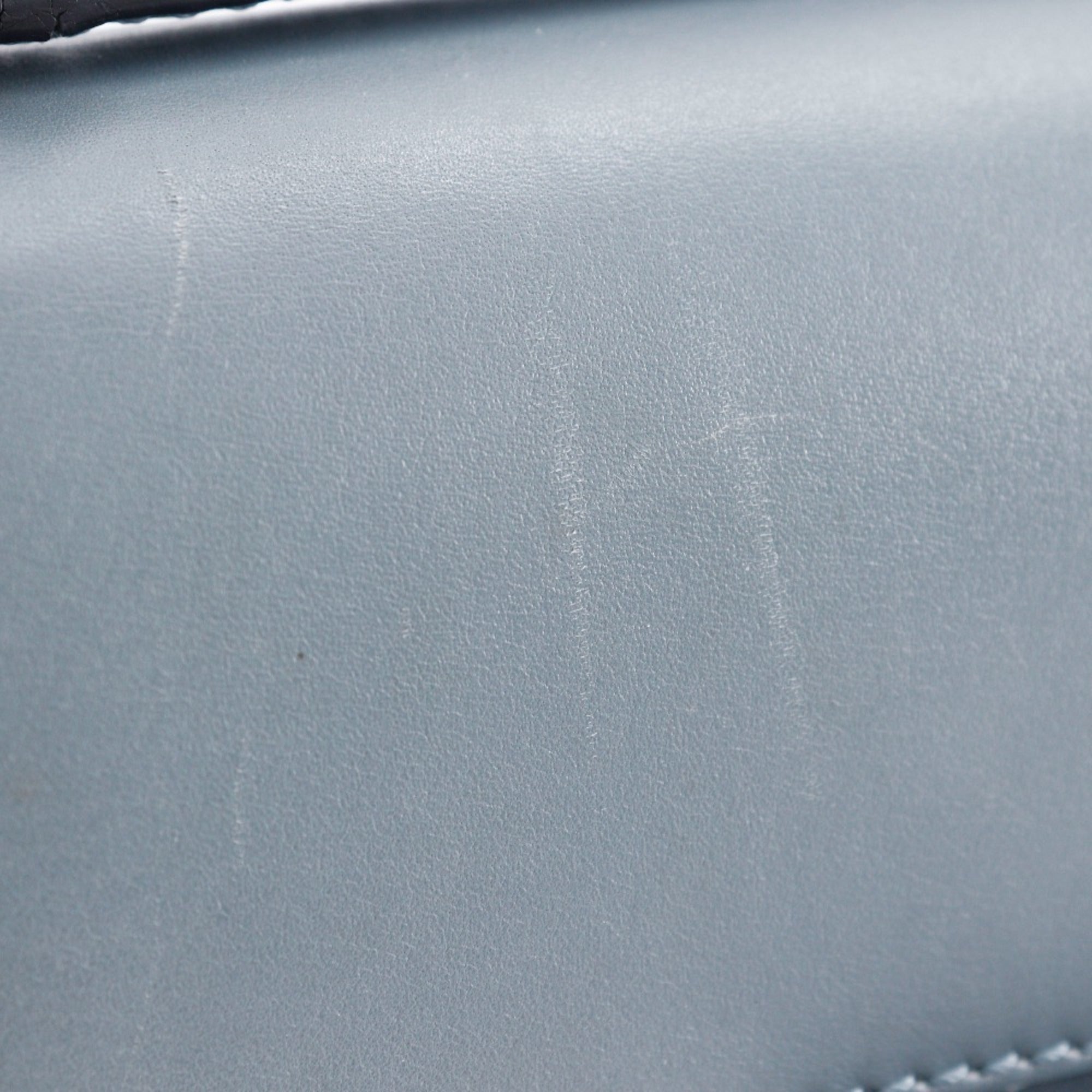 Loewe Light Blue Stone Blue Leather Shoulder Bag (Pre-Owned)