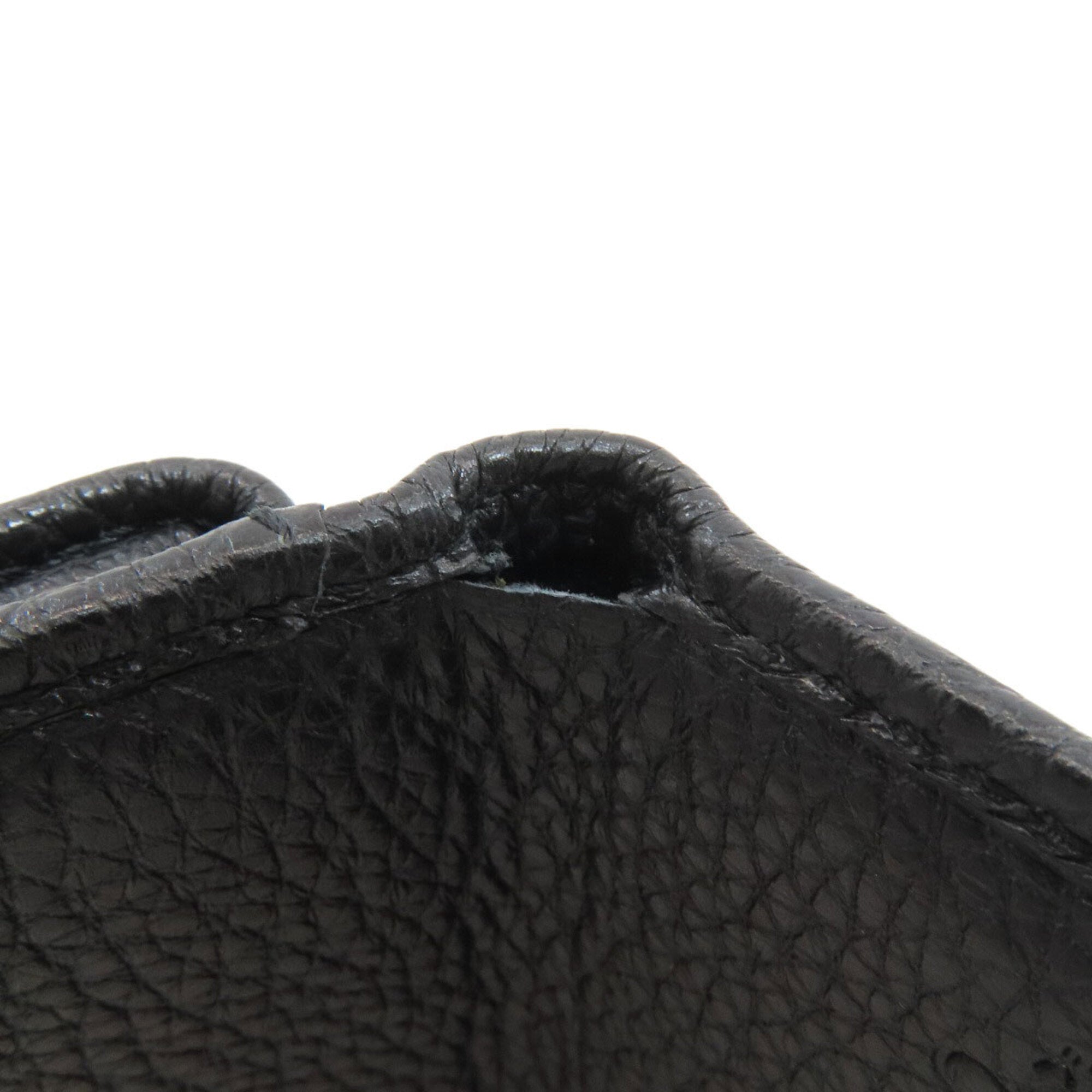 Jimmy Choo Black Leather Wallet (Tri-Fold) (Pre-Owned)