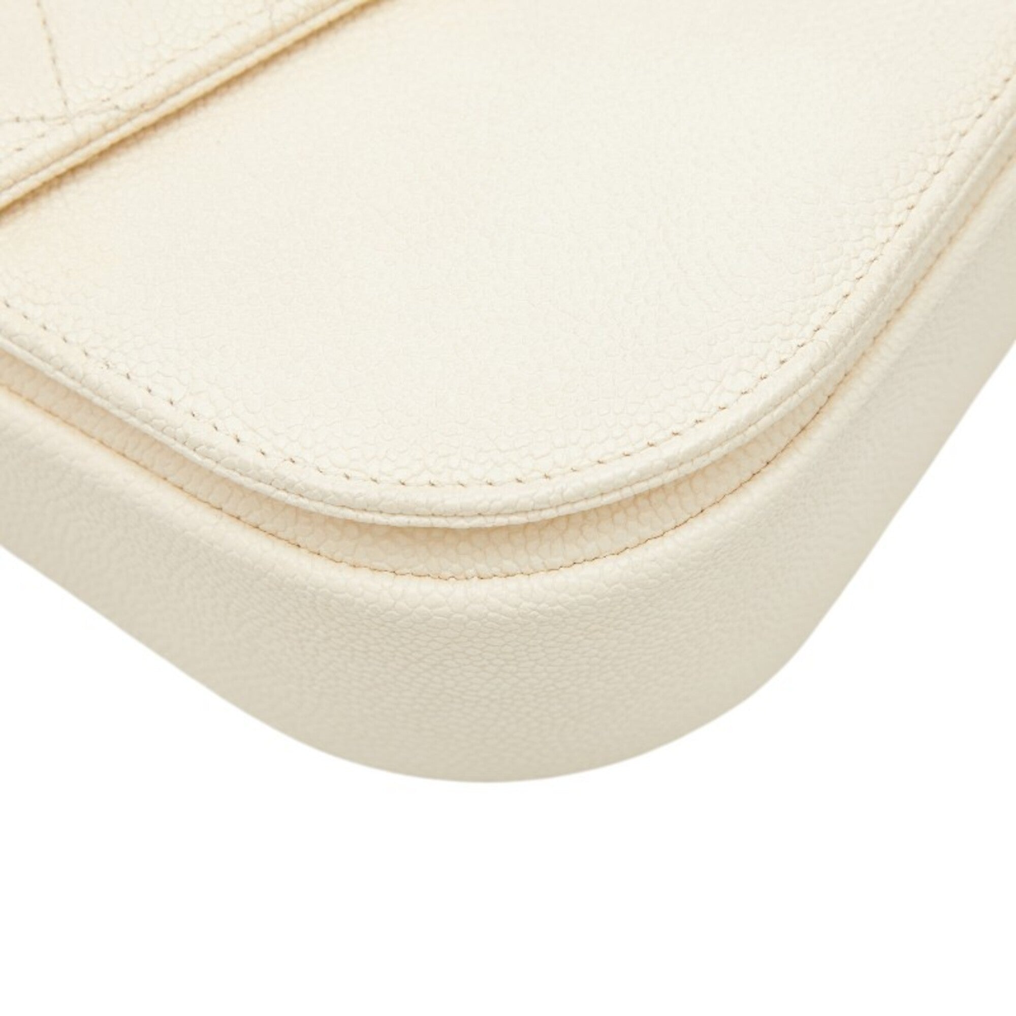 Chanel Beige Grained Calfskin Shopping Bag (Pre-Owned)