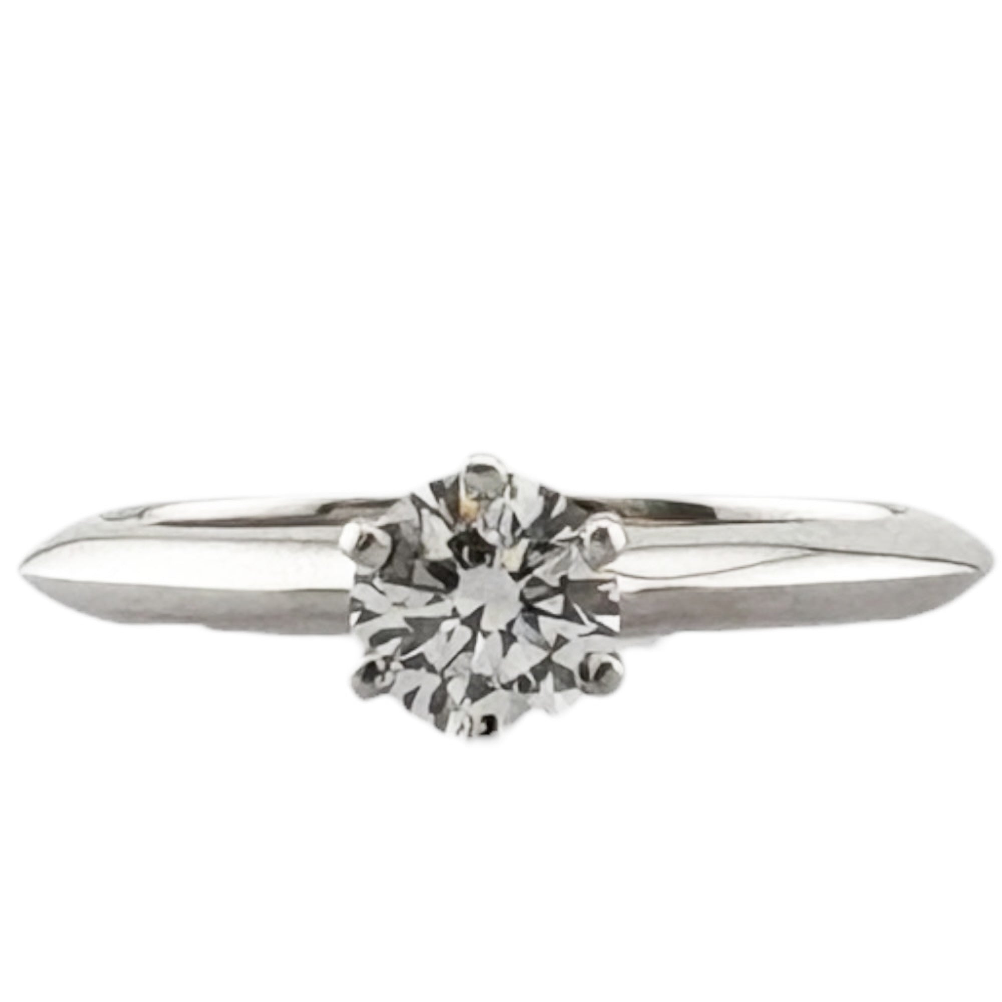 Tiffany Silver Platinum 950 Band Ring (Pre-Owned)