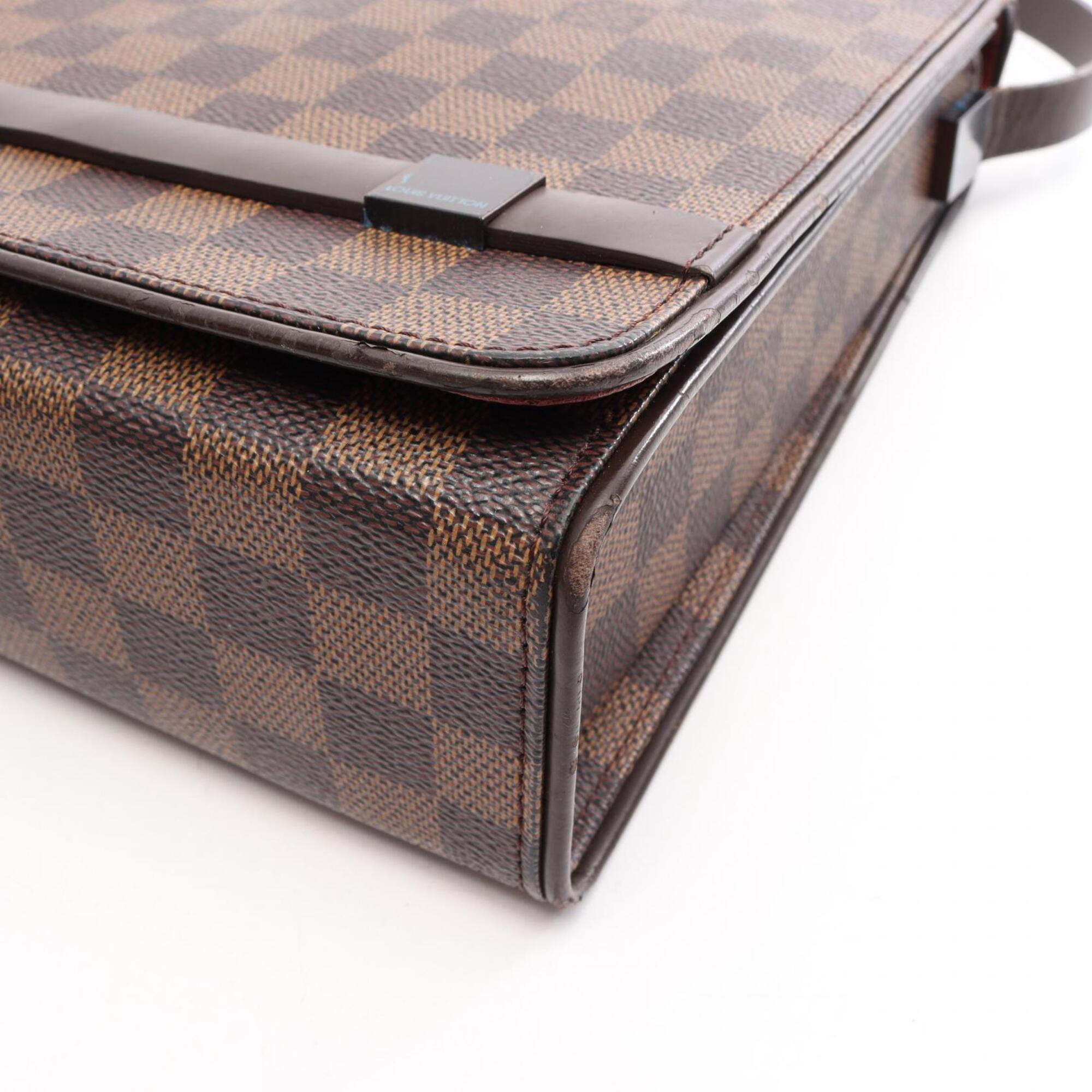 Louis Vuitton Brown Coated Canvas Pvc Leather Handbag Shoulder Bag (Pre-Owned)