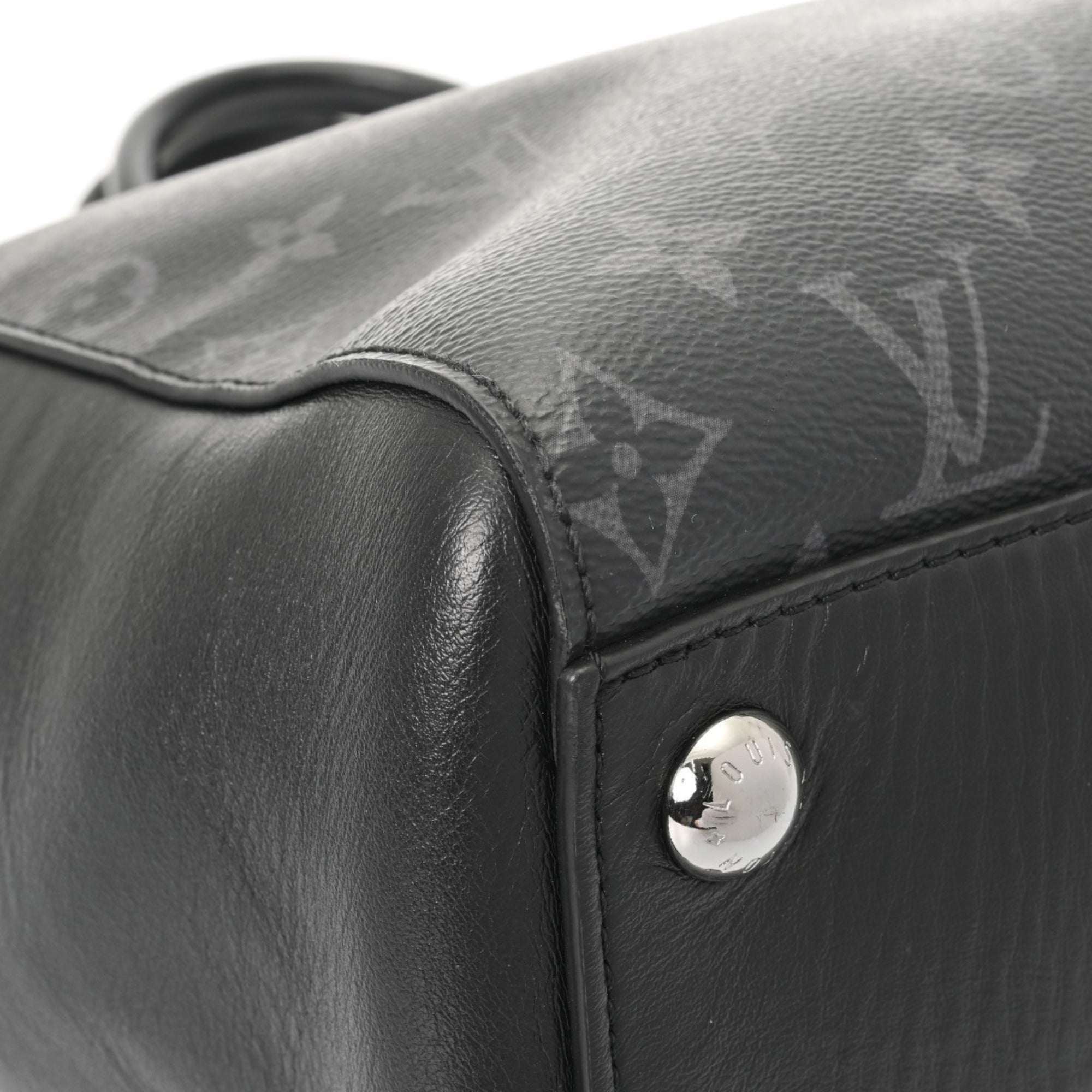 Louis Vuitton Monogram Eclipse Black Gray Monogram Tote Bag (Pre-Owned)