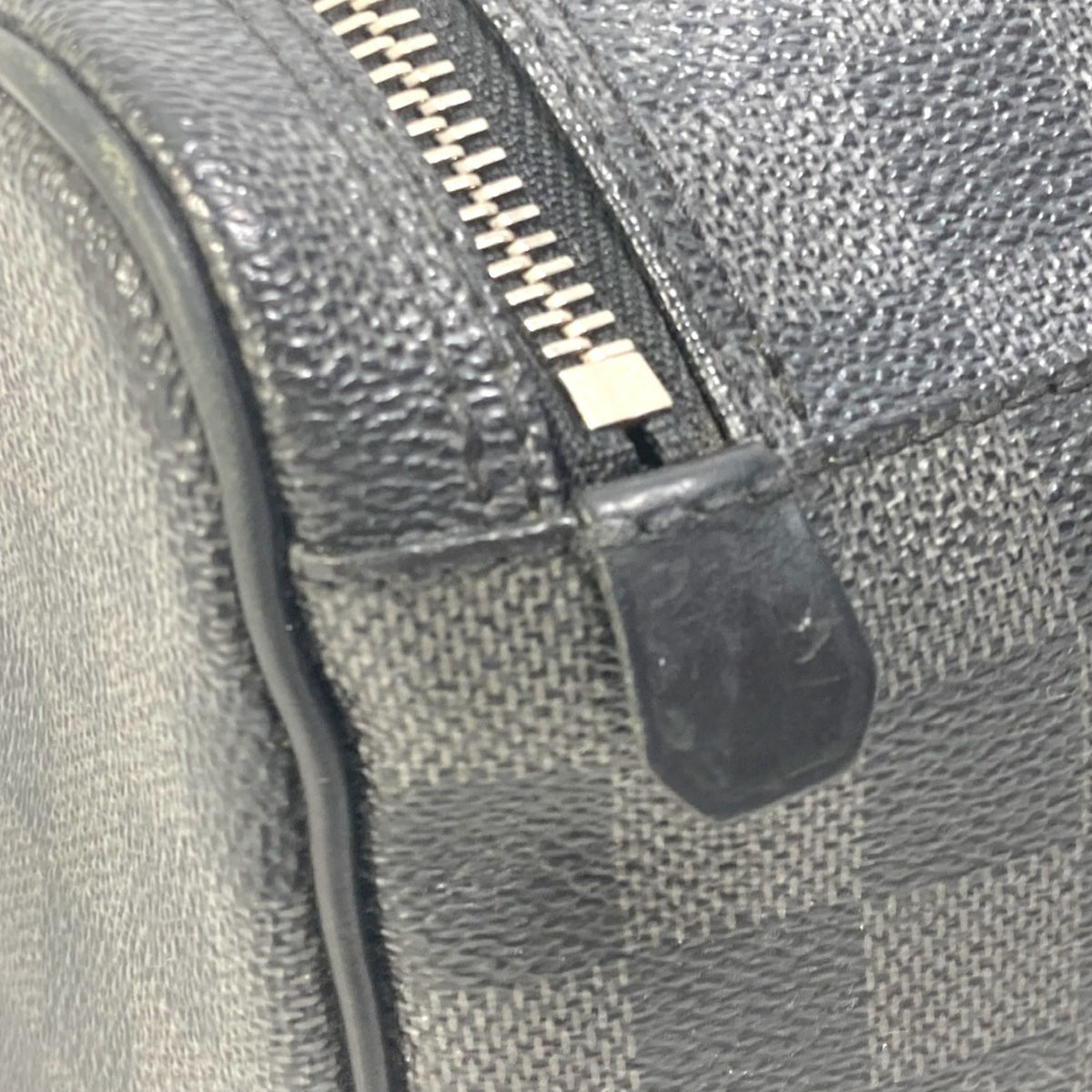 Louis Vuitton Damier Graphite Black Galle Damier Graphite Clutch Bag Pouch (Pre-Owned)