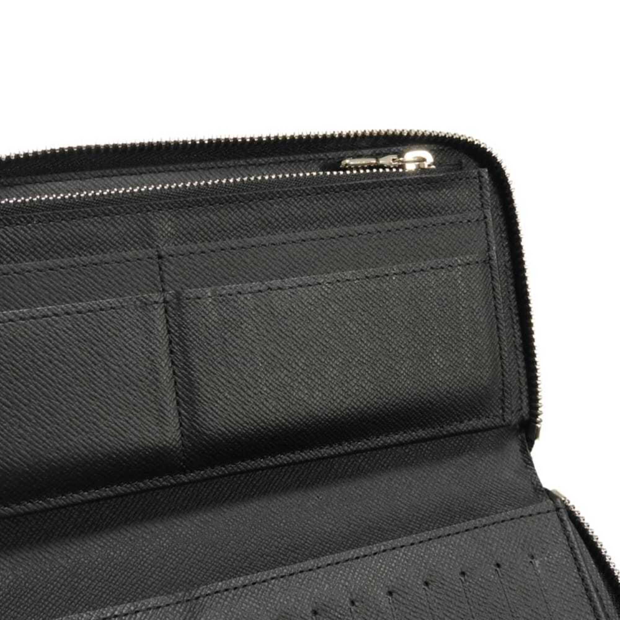 Louis Vuitton Black Damier Graphite Noir Damier Graphite Long Wallet (Bi-Fold) (Pre-Owned)