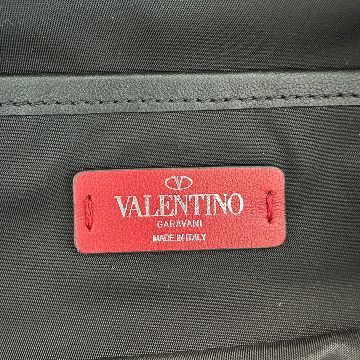 Valentino Black Nylon Handbag Sling Bag (Pre-Owned)