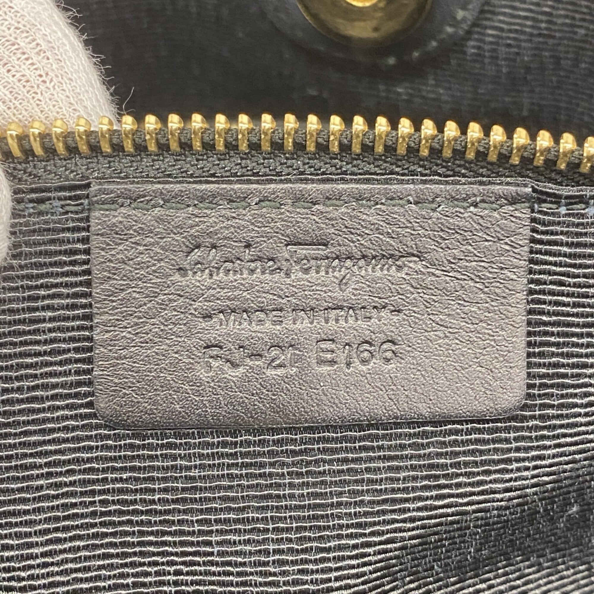 Salvatore Ferragamo Black Nylon Tote Bag (Pre-Owned)