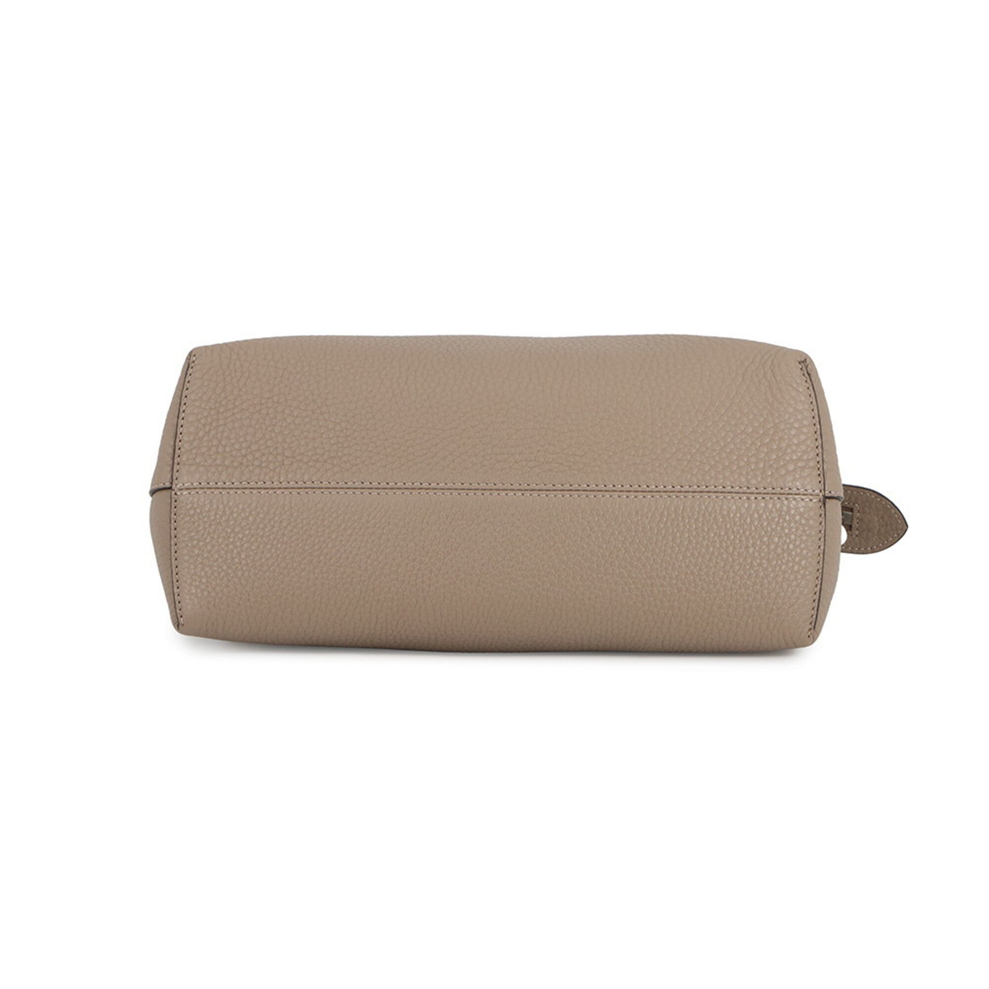 Fendi By The Way Grayish Leather Handbag (Pre-Owned)