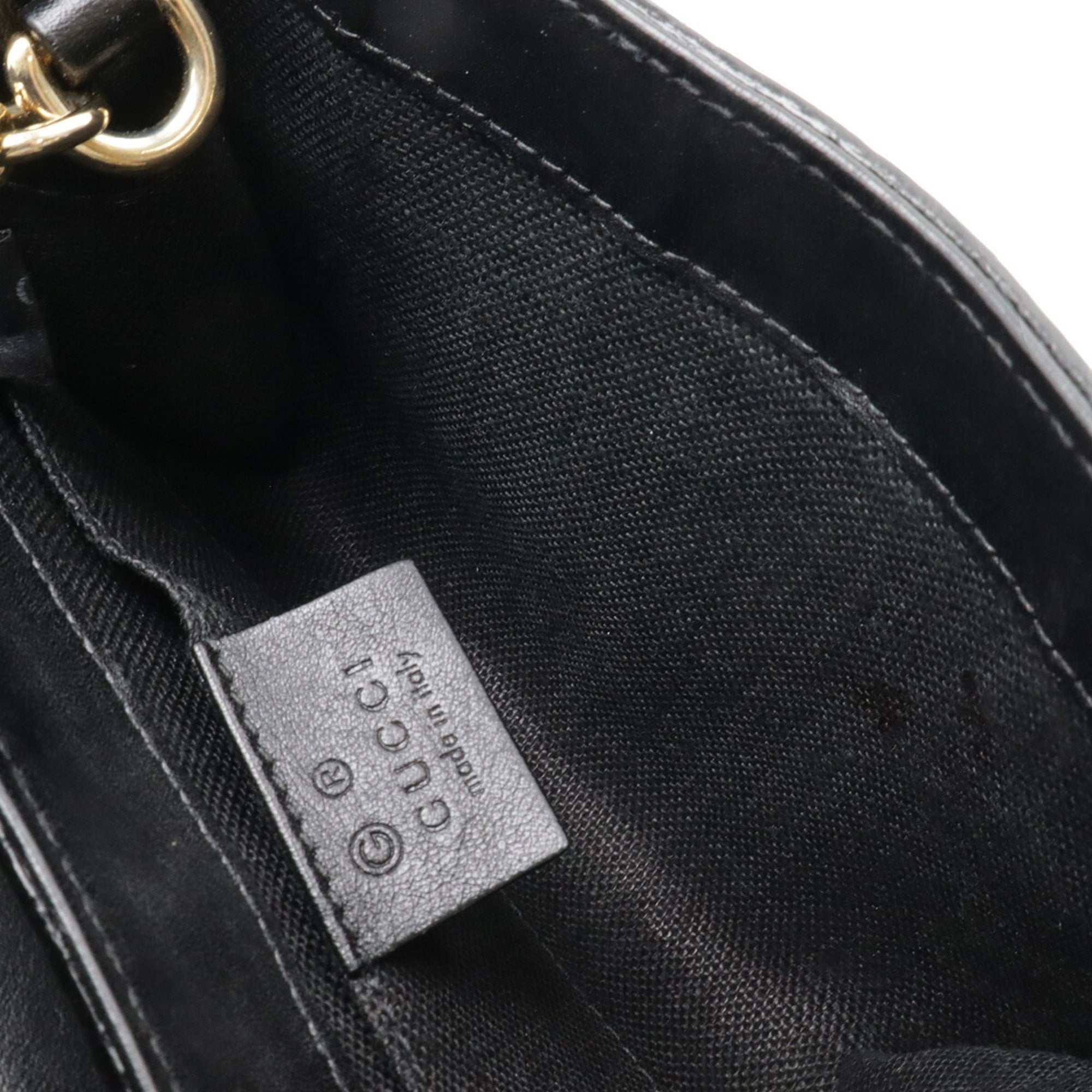 Gucci Black Leather Shoulder Bag (Pre-Owned)
