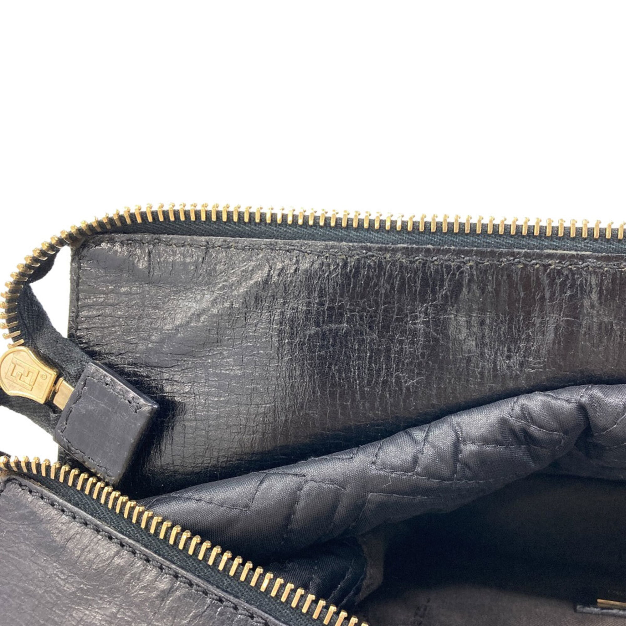 Fendi Zucca Black Nylon Tote Bag (Pre-Owned)