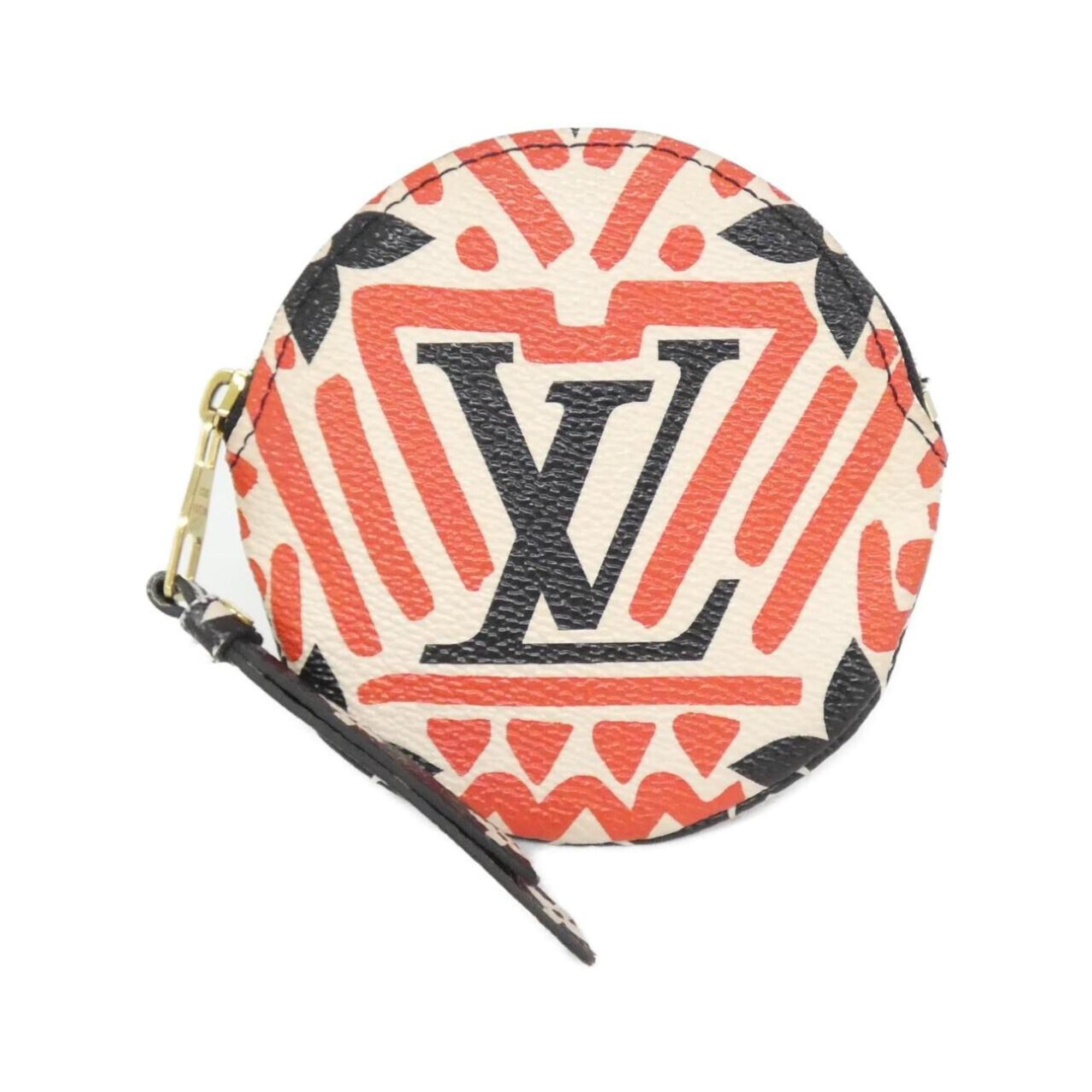 Louis Vuitton Cream Red Color Rouge Coated Canvas Coin Purse/Coin Case (Pre-Owned)