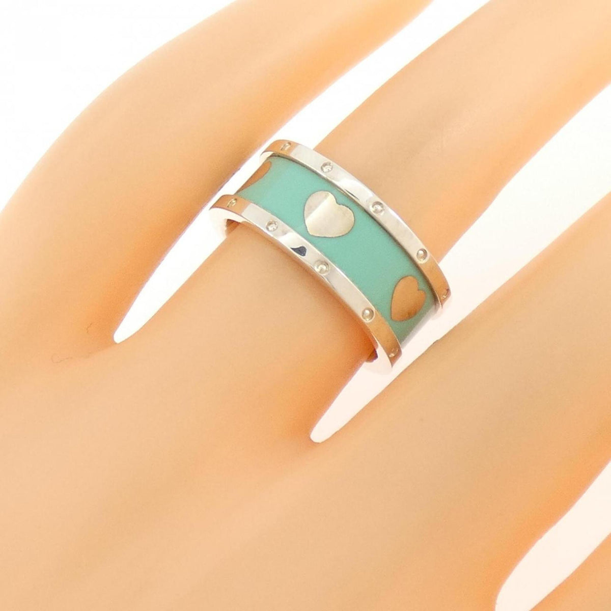 Tiffany Silver Silver 925 Band Ring (Pre-Owned)