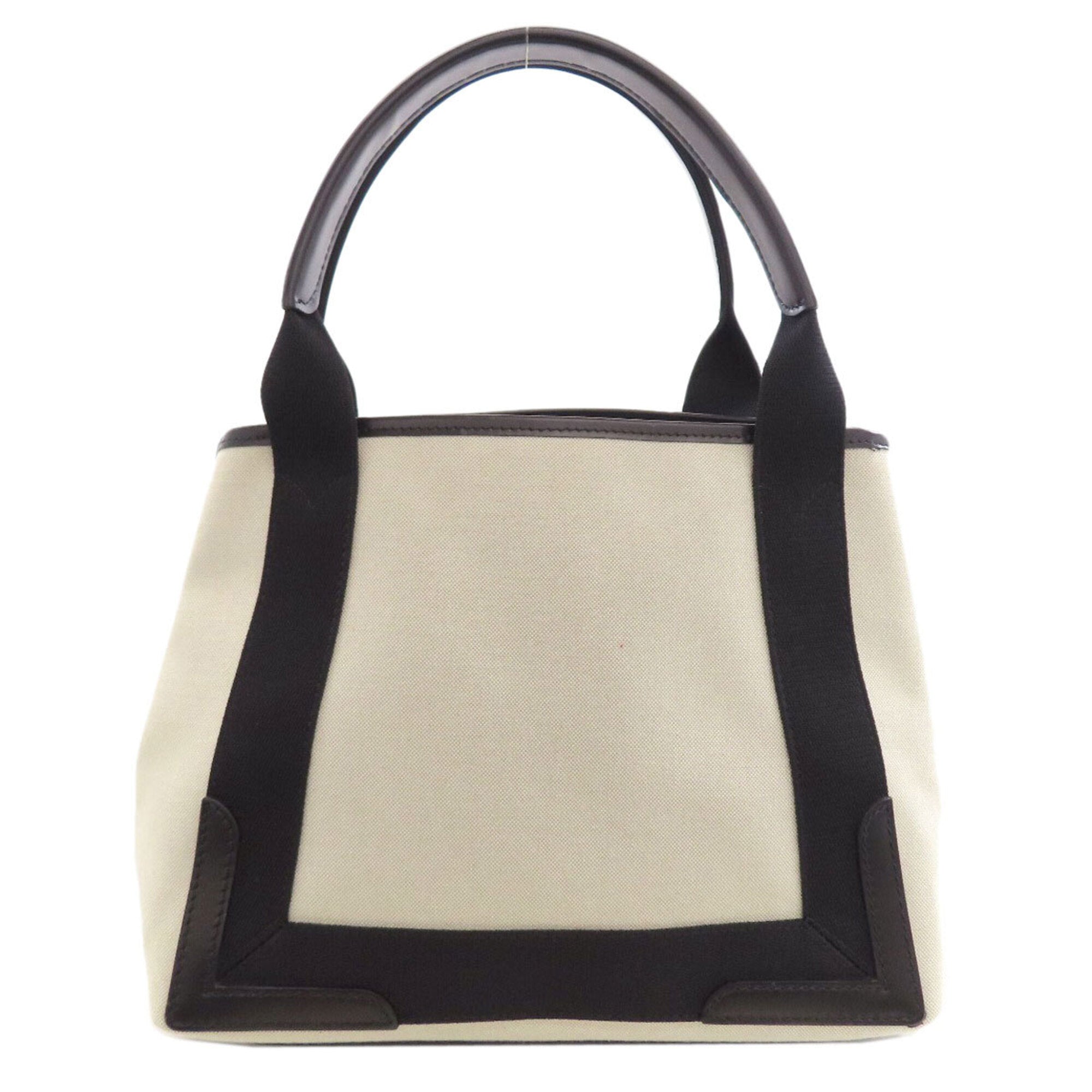 Balenciaga Black White Canvas Handbag (Pre-Owned)