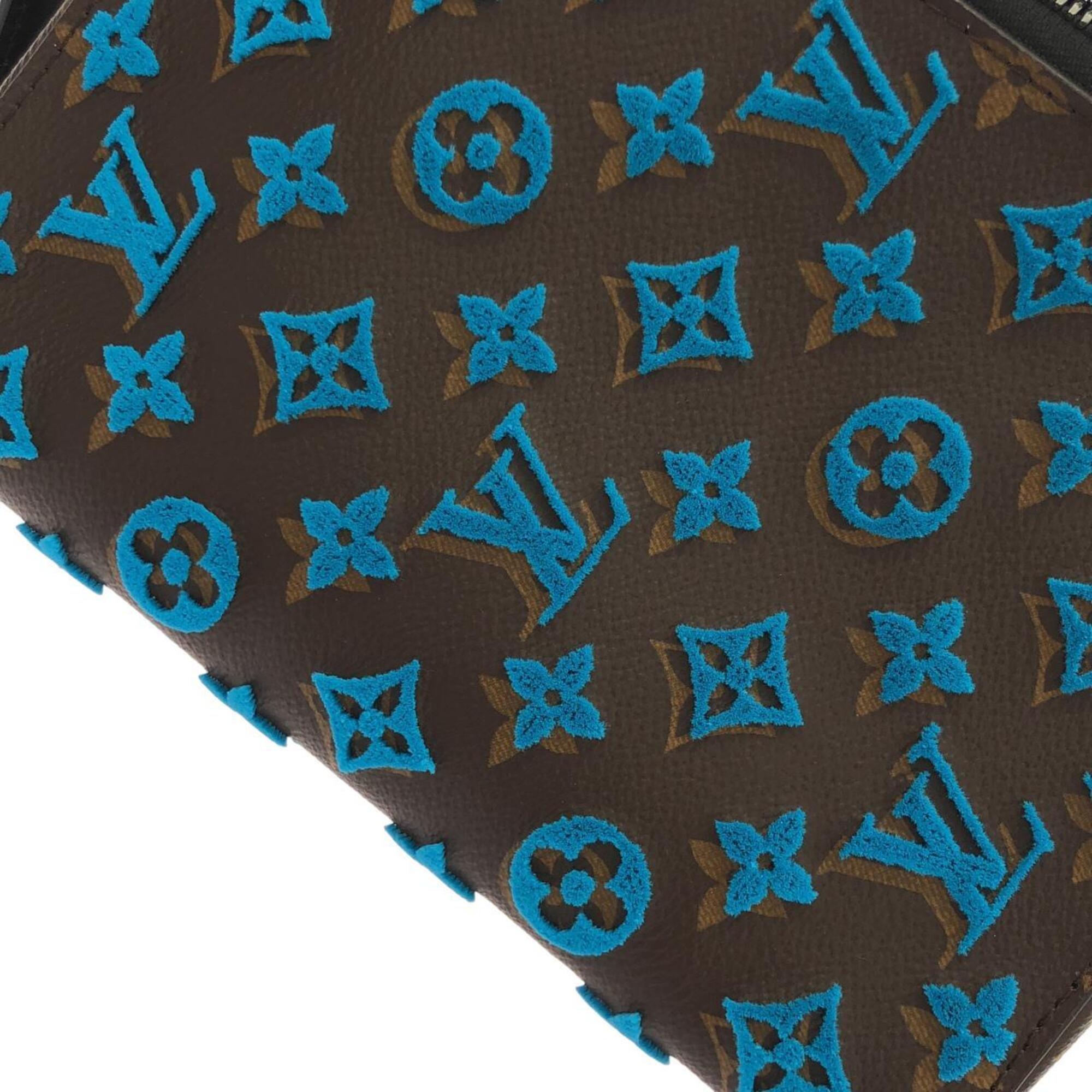 Louis Vuitton Marron Turquoise Coated Canvas Shoulder Bag (Pre-Owned)