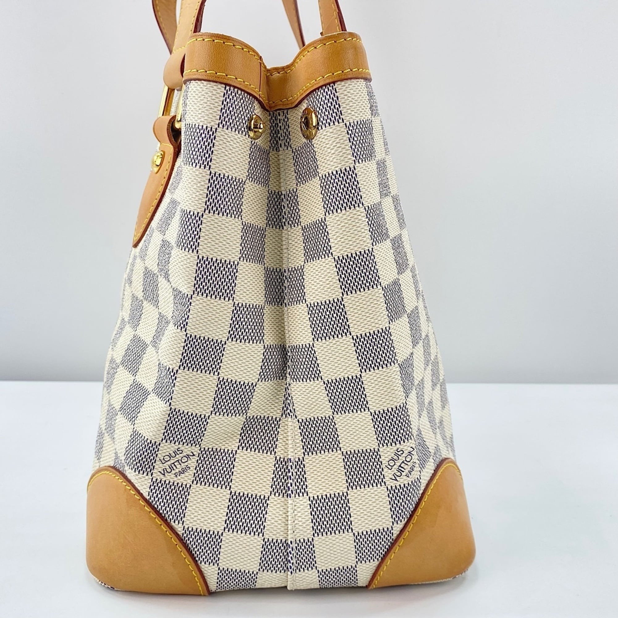 Louis Vuitton Damier Azur White Tote Bag (Pre-Owned)