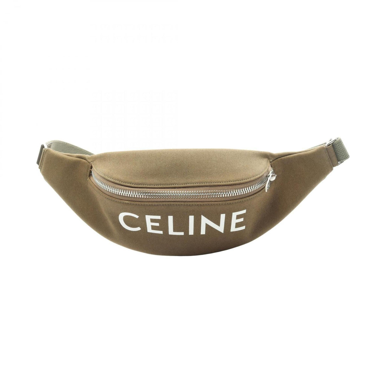 Celine Khaki Canvas Fanny Pack Handbag (Pre-Owned)
