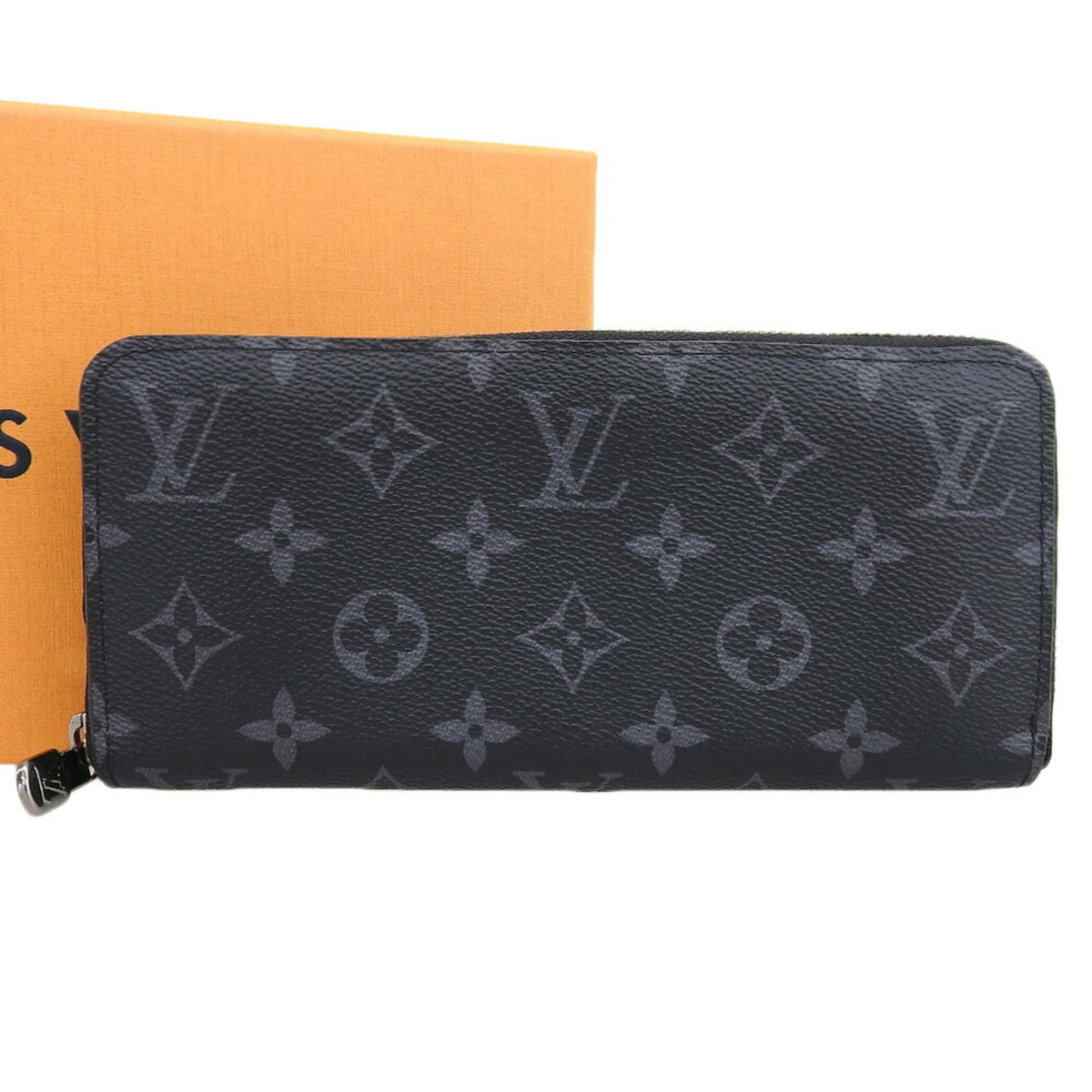 Louis Vuitton Monogram Eclipse Monogram Eclipse Monogram Eclipse Long Wallet (Bi-Fold) (Pre-Owned)