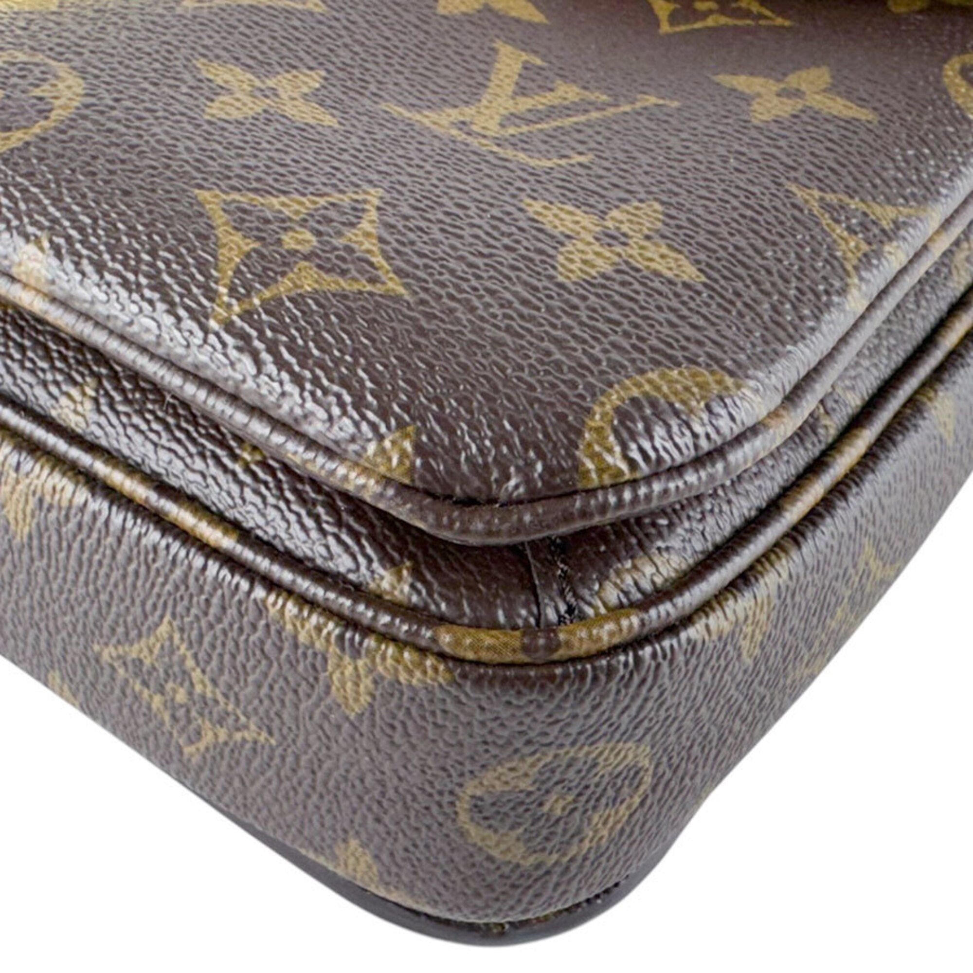 Louis Vuitton Brown Monogram Monogram Pochette Shoulder Bag (Pre-Owned)