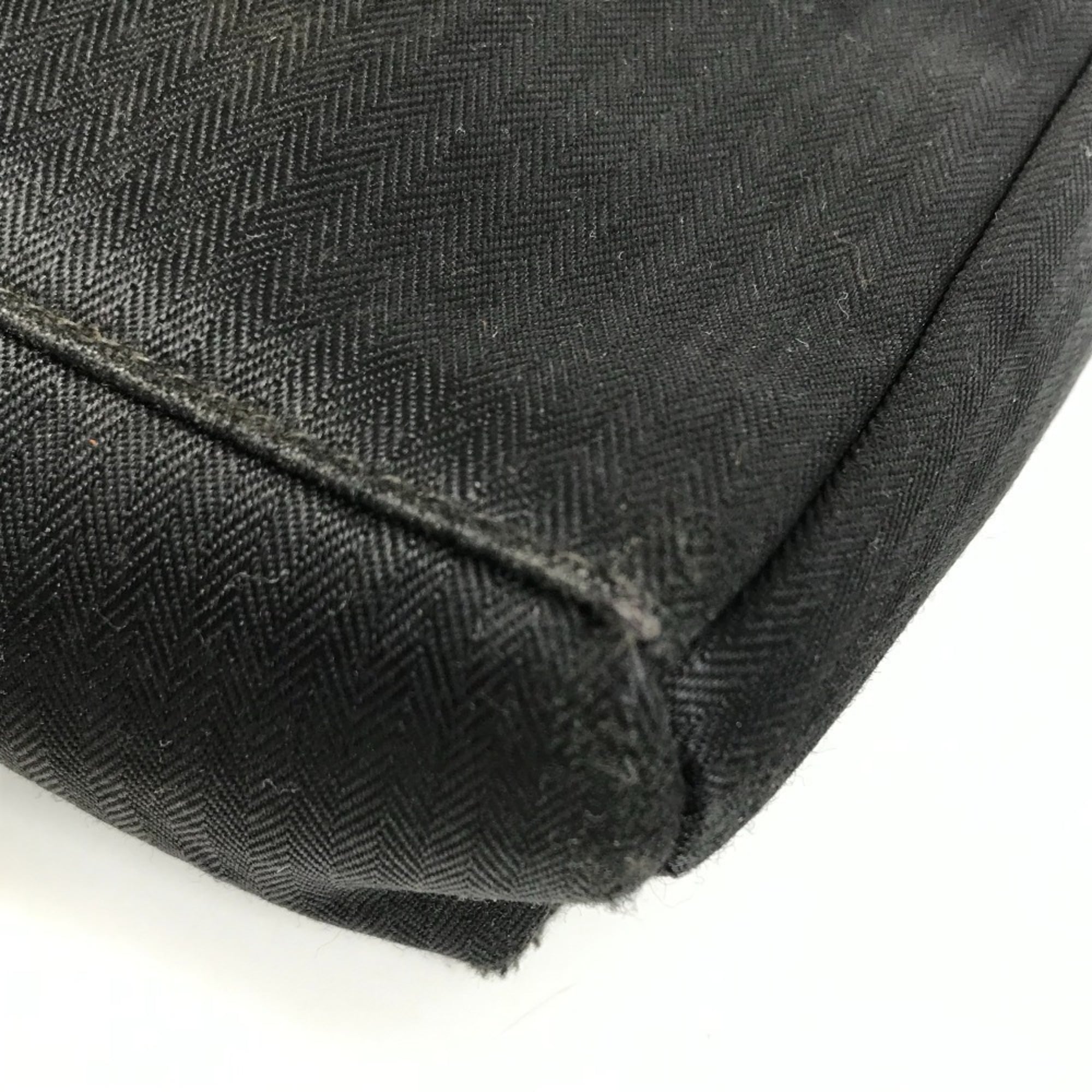 Hermes Black Cotton Pochette Shoulder Bag (Pre-Owned)