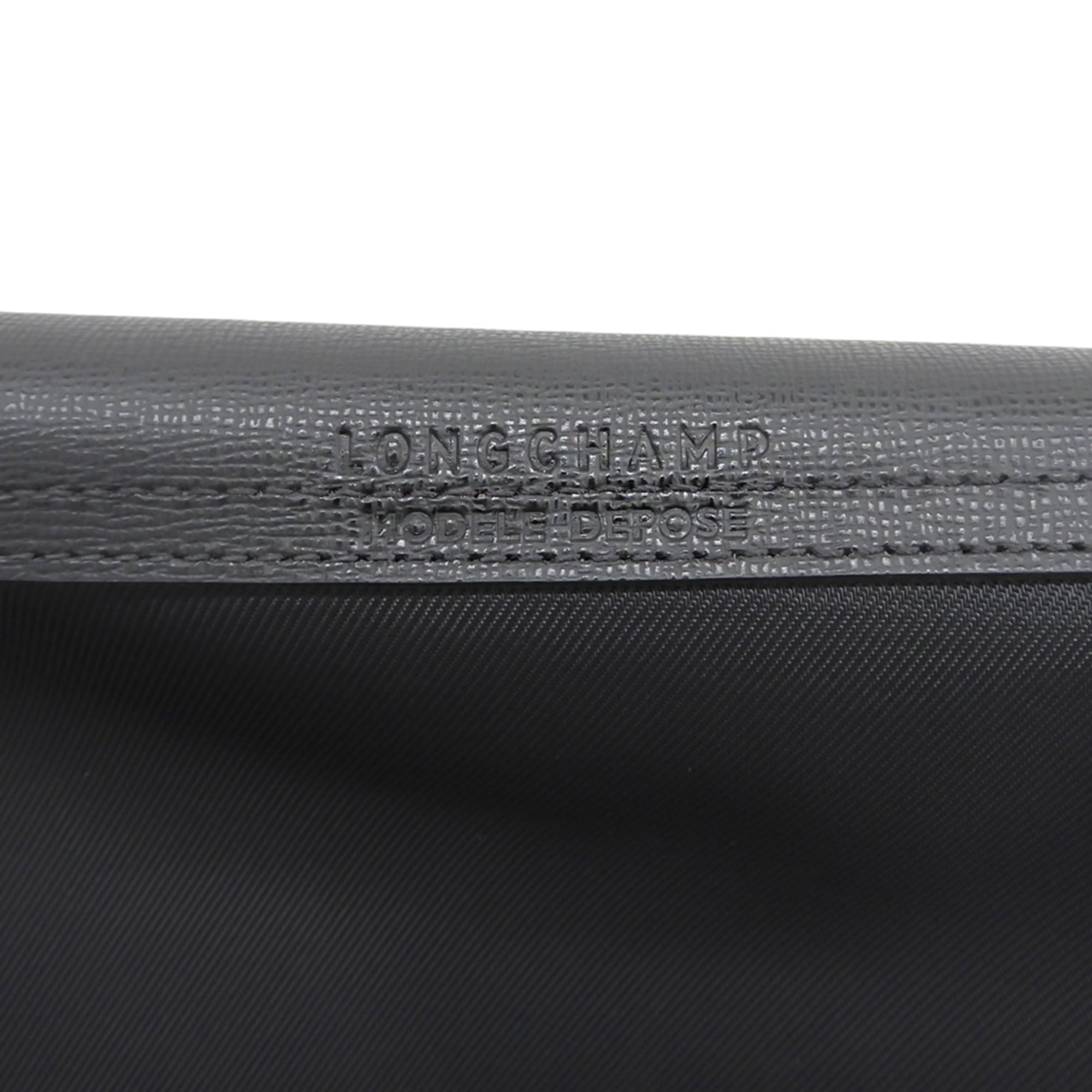 Longchamp Black Nylon Handbag Shoulder Bag (Pre-Owned)