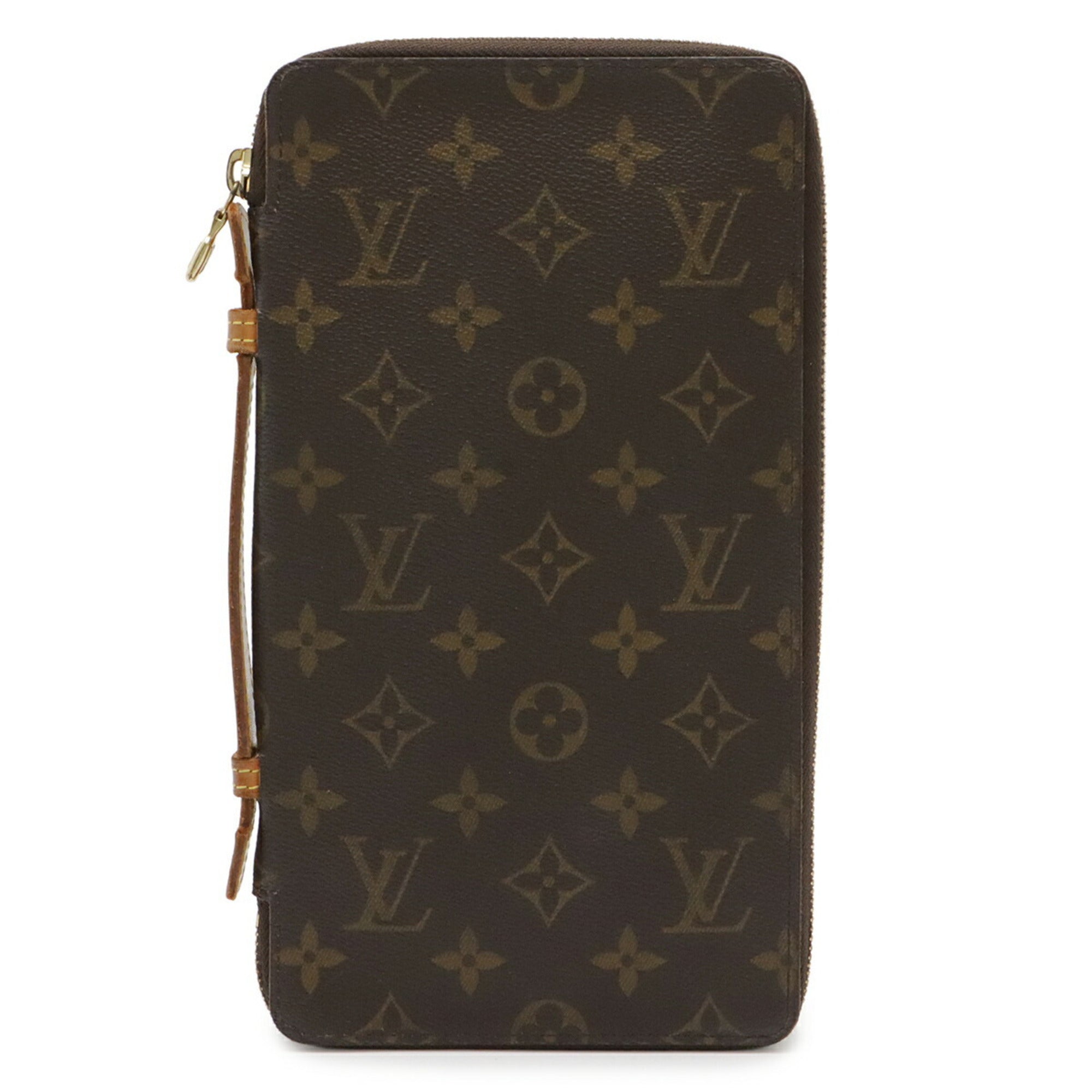 Louis Vuitton Brown Monogram White Monogram Clutch Bag (Pre-Owned)