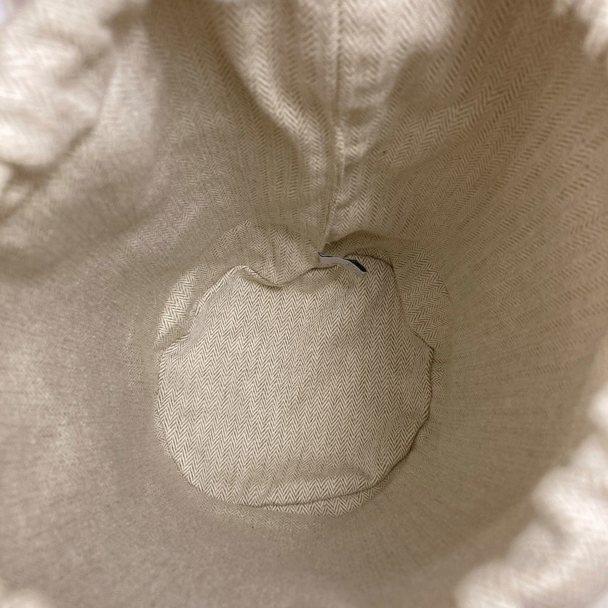 Hermes Beige Canvas Shoulder Bag (Pre-Owned)