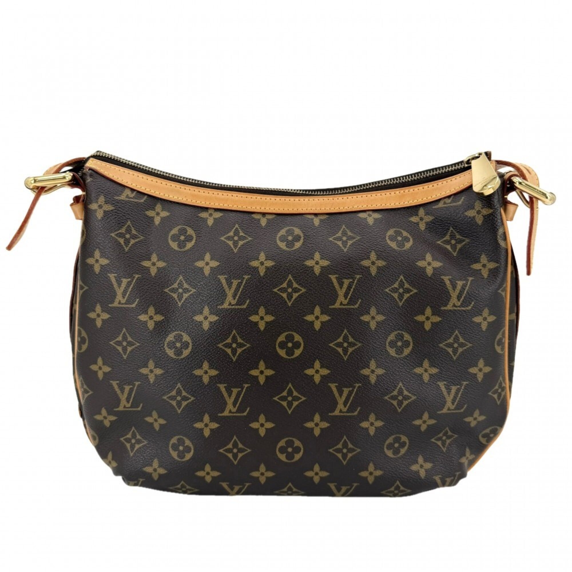 Louis Vuitton Brown Monogram Canvas Shoulder Bag (Pre-Owned)