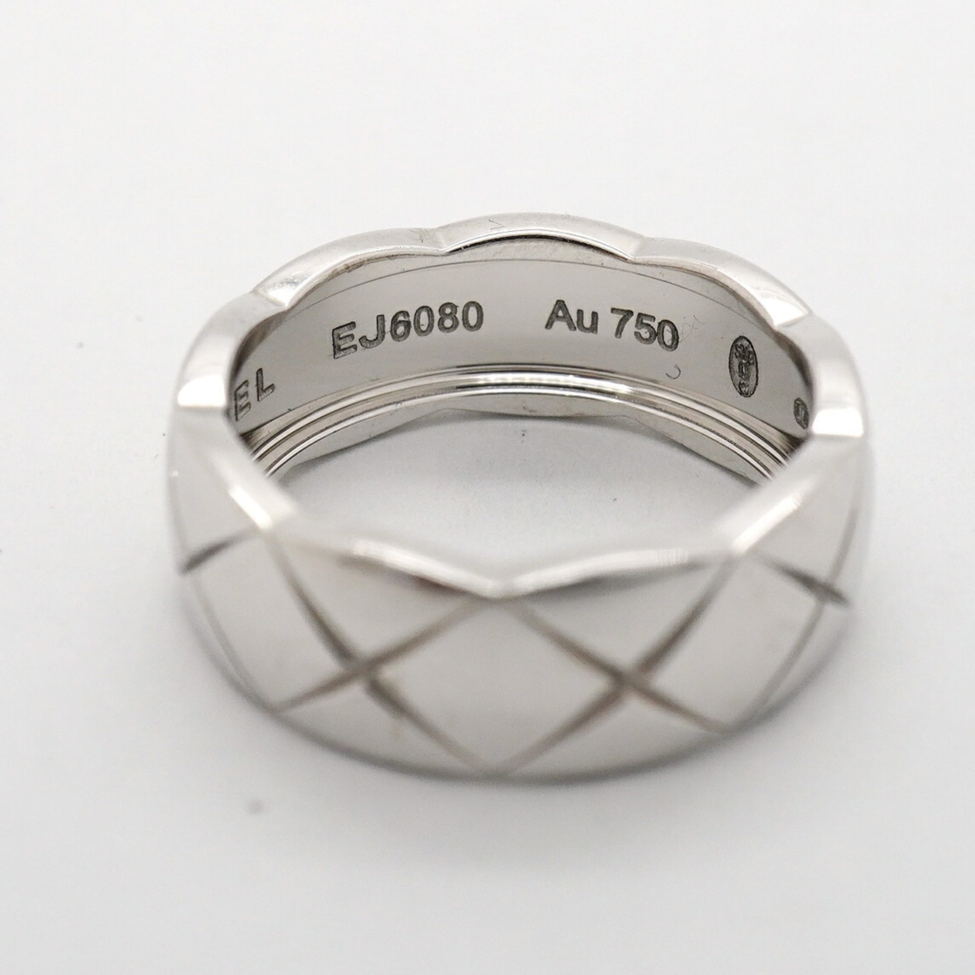 Chanel White Gold (18K) Band Ring (Pre-Owned)