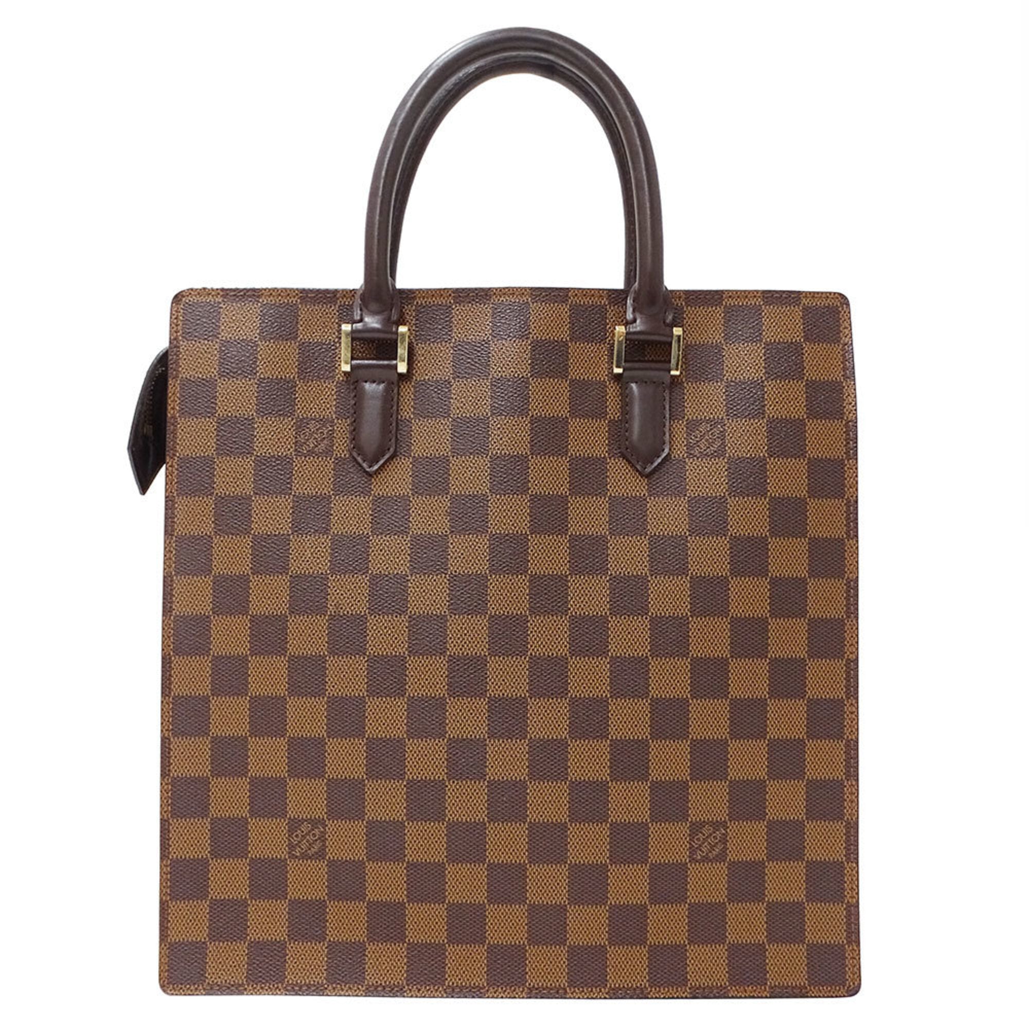 Louis Vuitton Brown Damier Canvas Handbag Tote Bag (Pre-Owned)