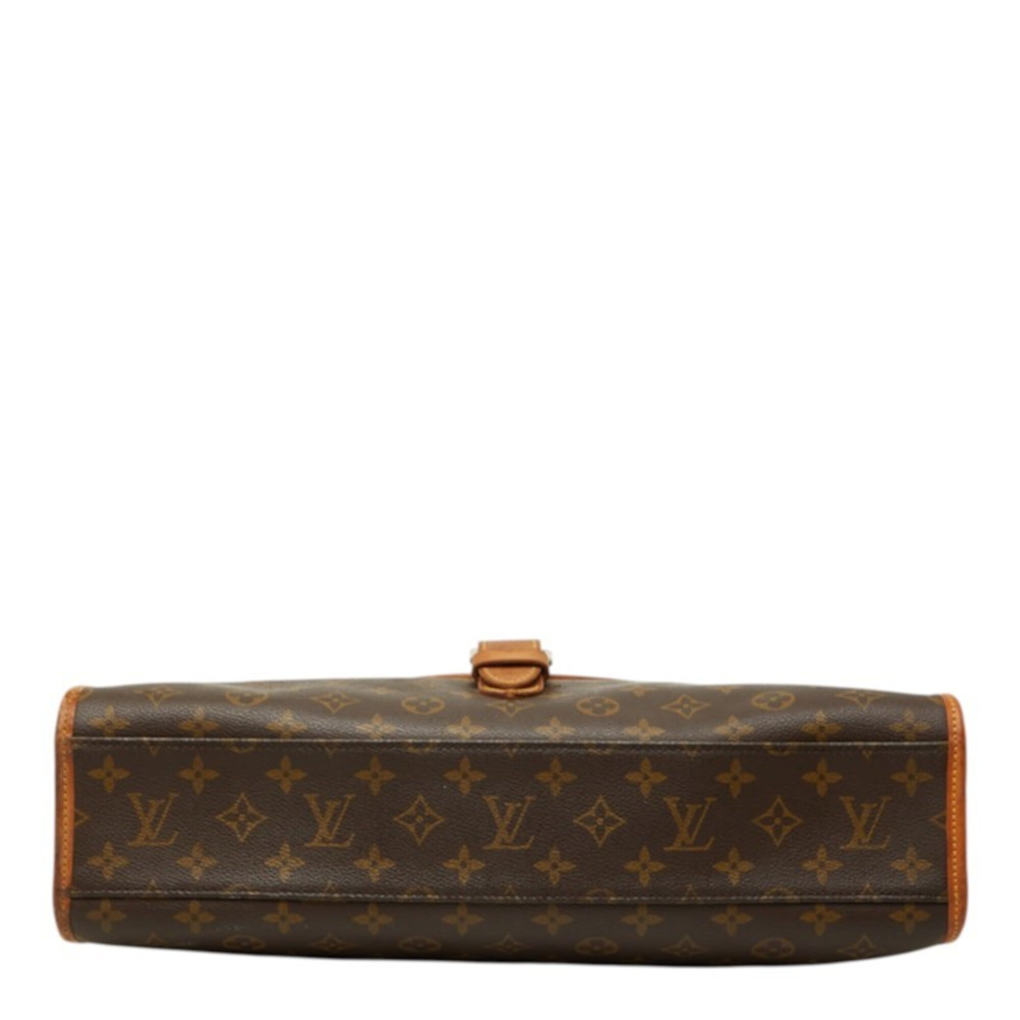 Louis Vuitton Black Brown Monogram Pvc Leather Handbag Shoulder Bag (Pre-Owned)