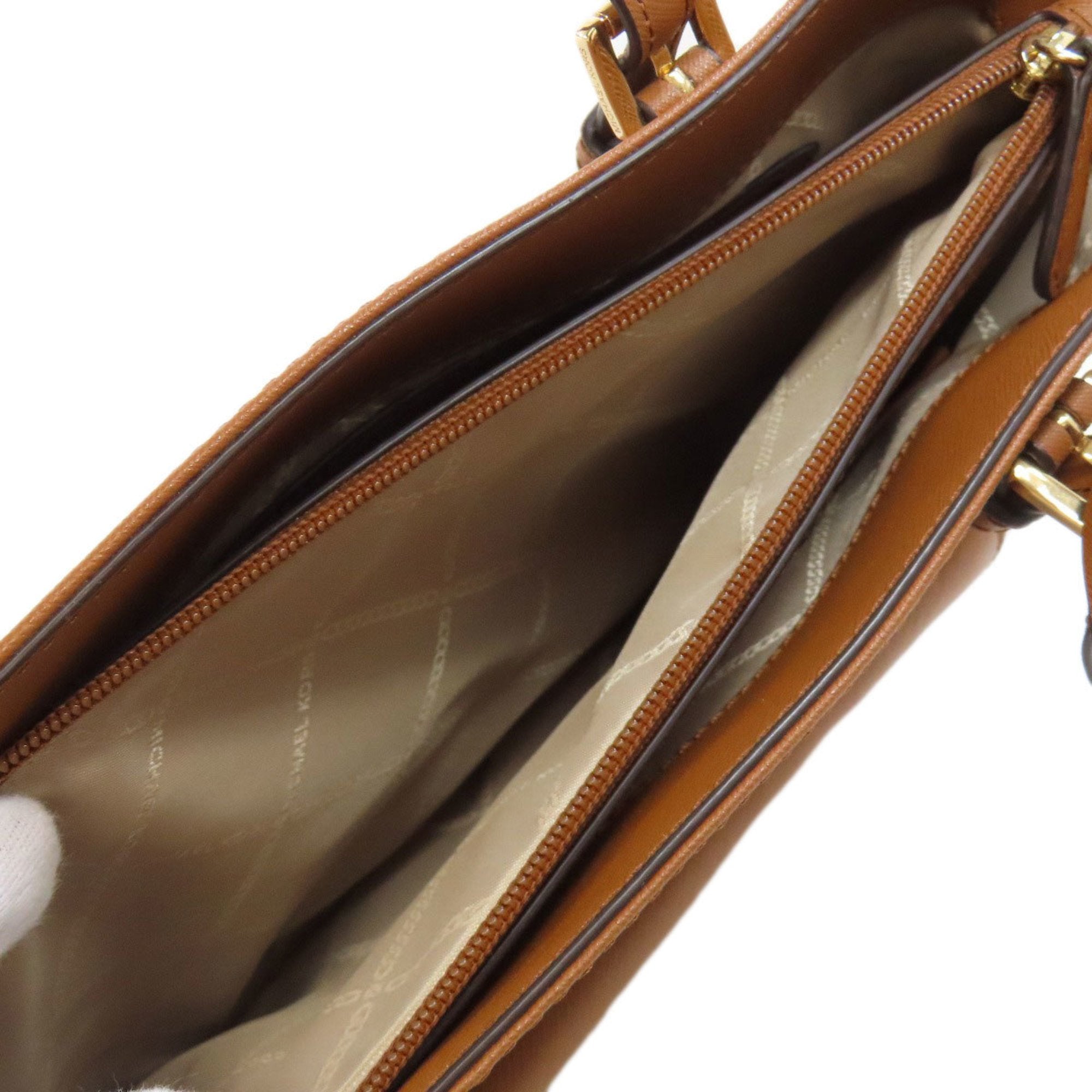 Michael Kors Brown Pvc Tote Bag (Pre-Owned)