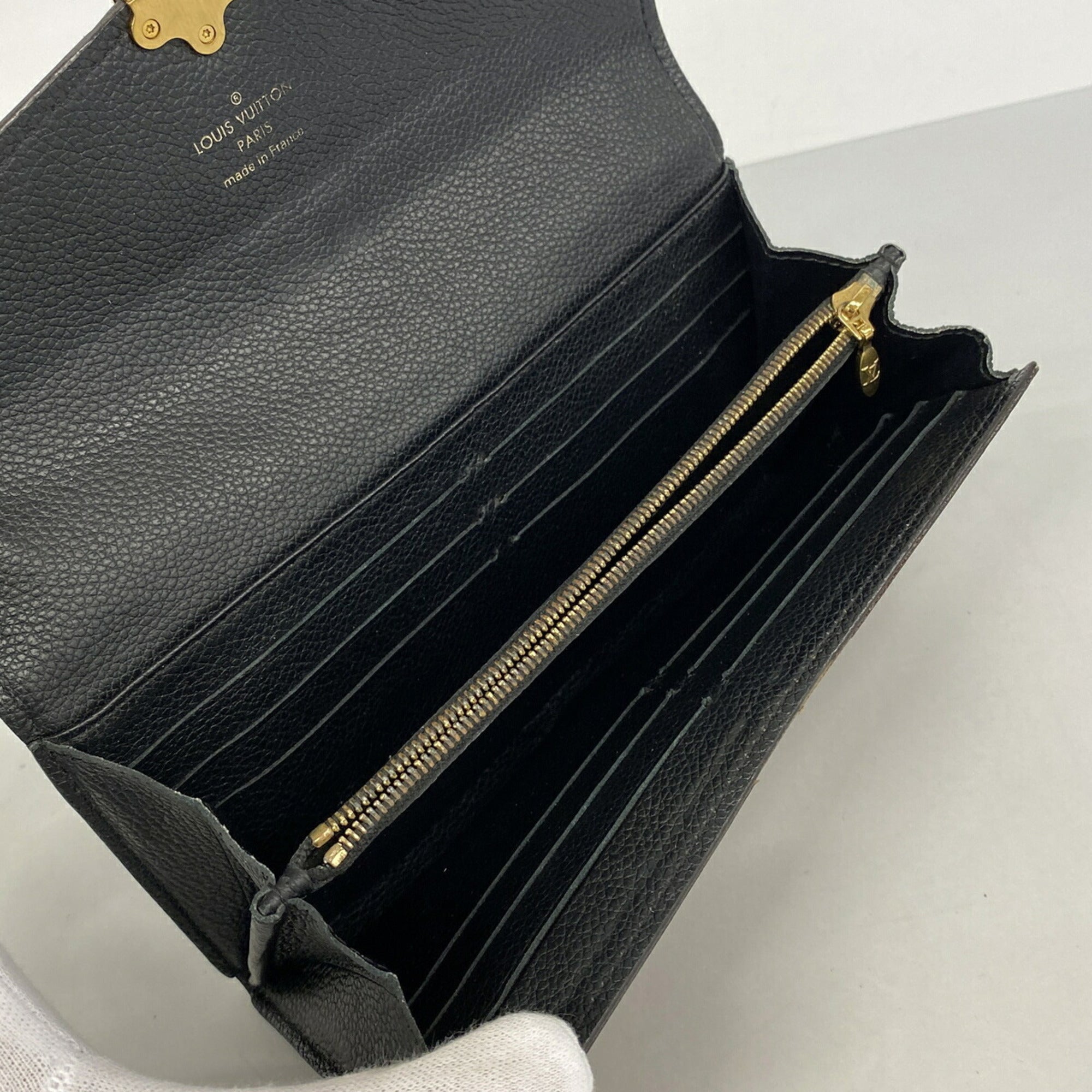 Louis Vuitton Ebene Noir Long Wallet (Bi-Fold) (Pre-Owned)
