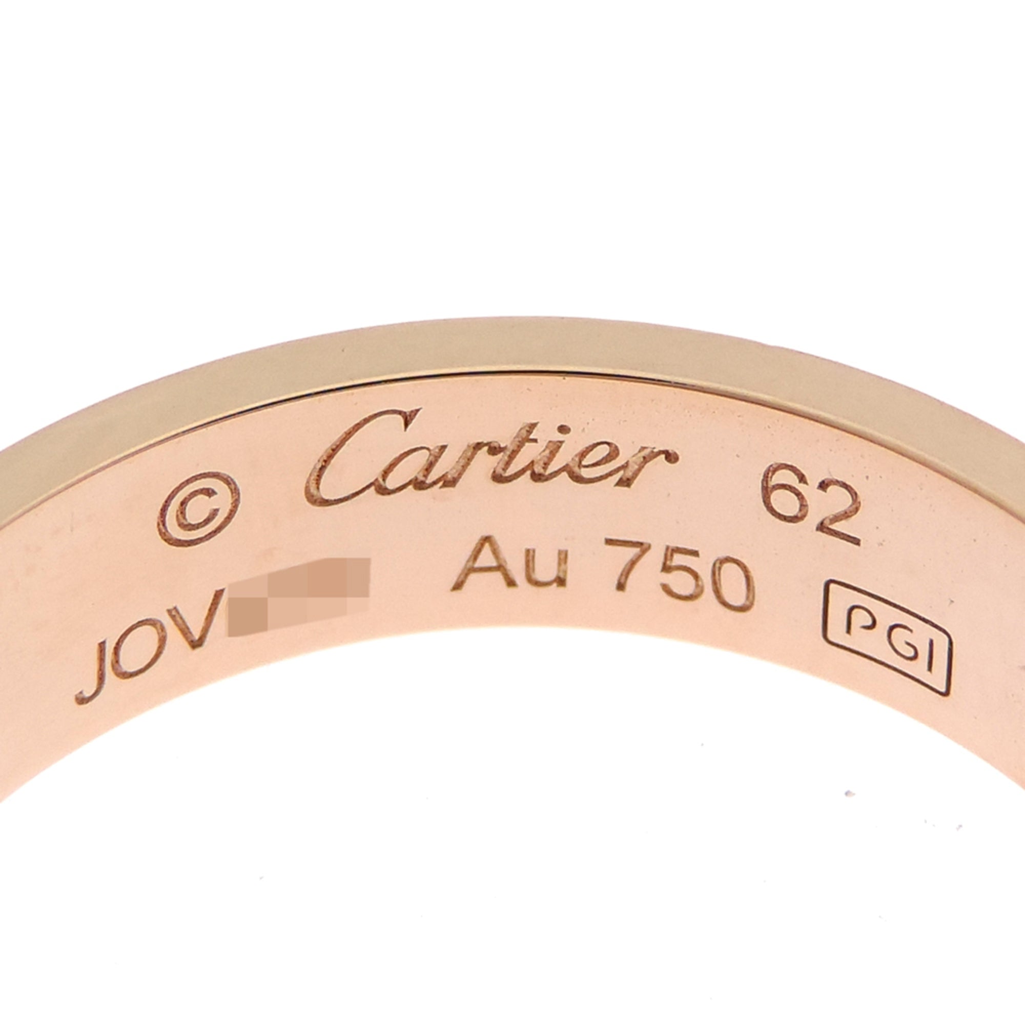 Cartier Pink Gold (18K) Band Ring (Pre-Owned)