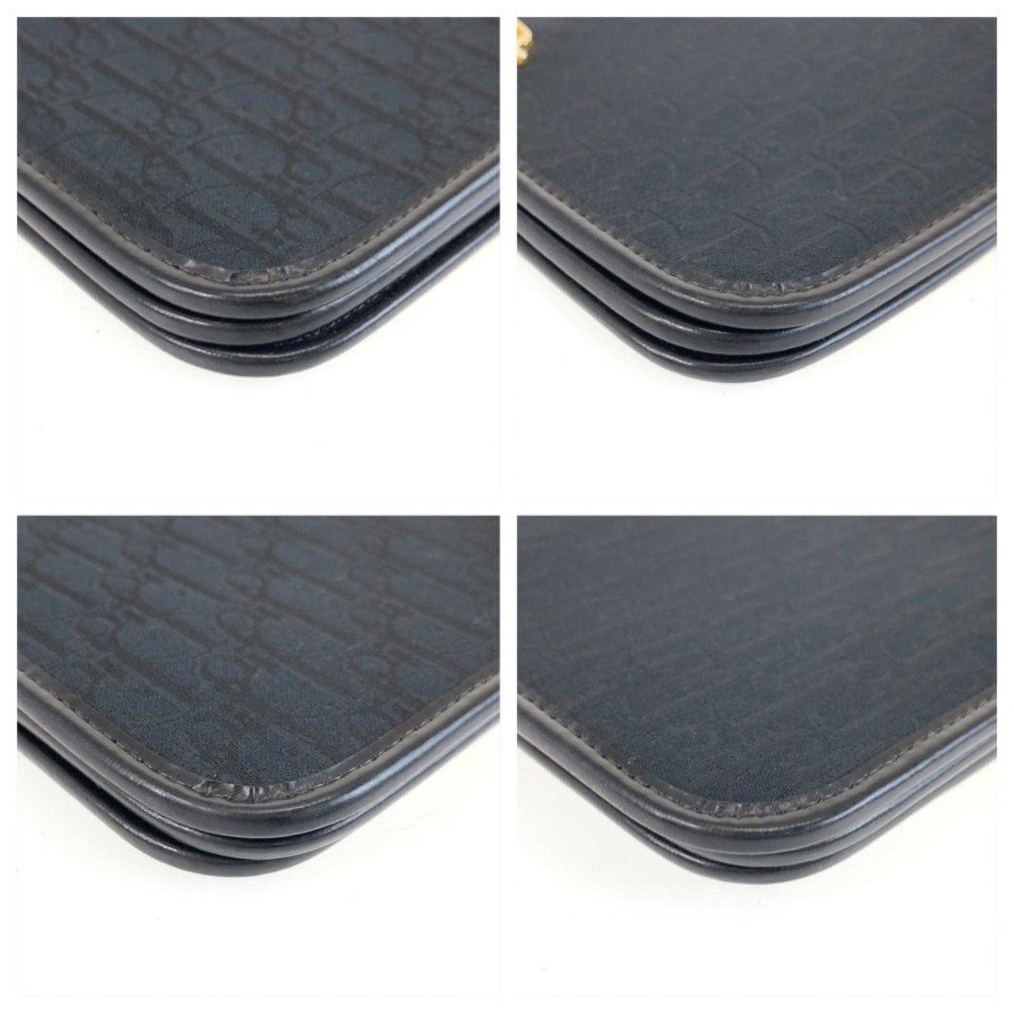 Christian Dior Black Trotter Pochette Shoulder Bag (Pre-Owned)