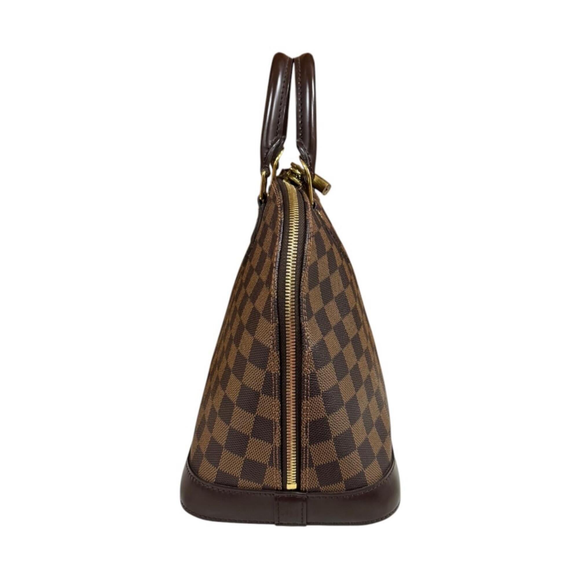 Louis Vuitton Damier Brown Damier Canvas Handbag (Pre-Owned)