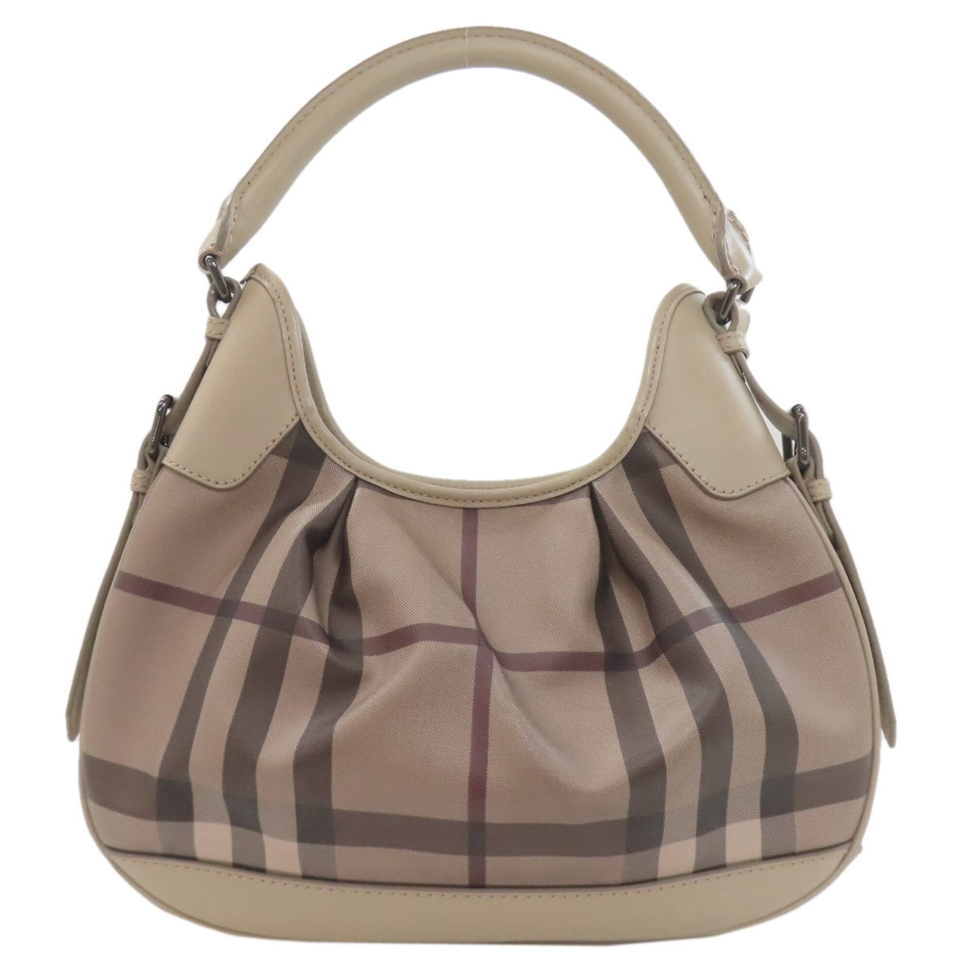 Burberry Gray Pvc Tote Bag (Pre-Owned)
