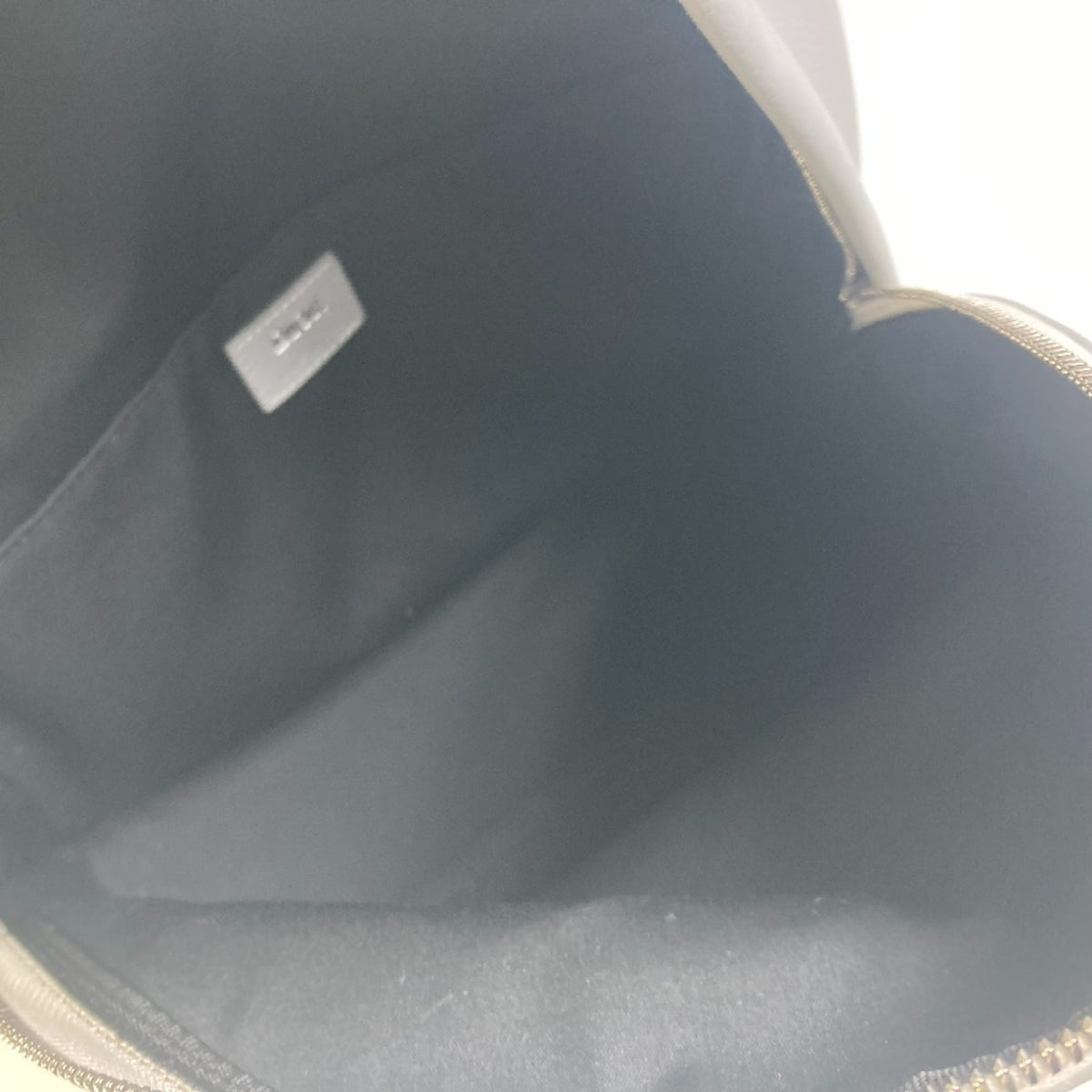 Christian Dior Gray Leather Backpack (Pre-Owned)