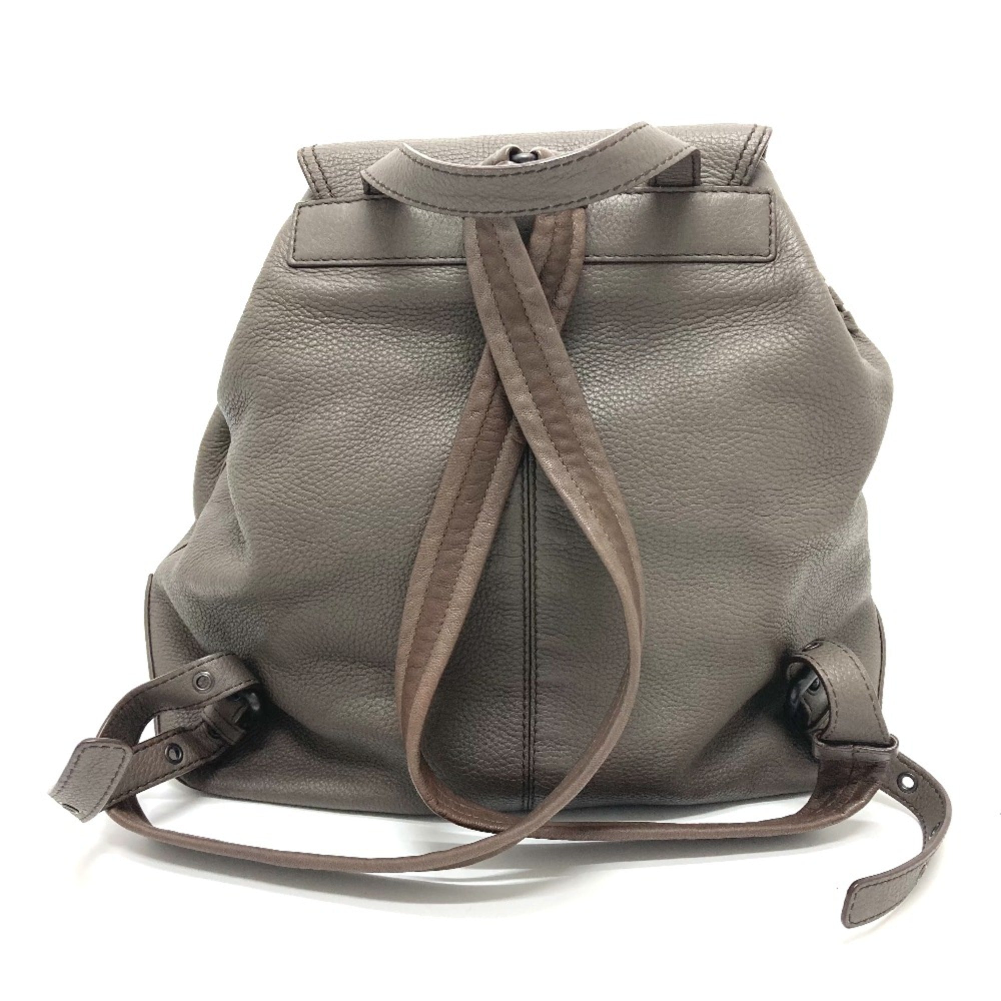 Bottega Veneta Brown Leather Backpack (Pre-Owned)