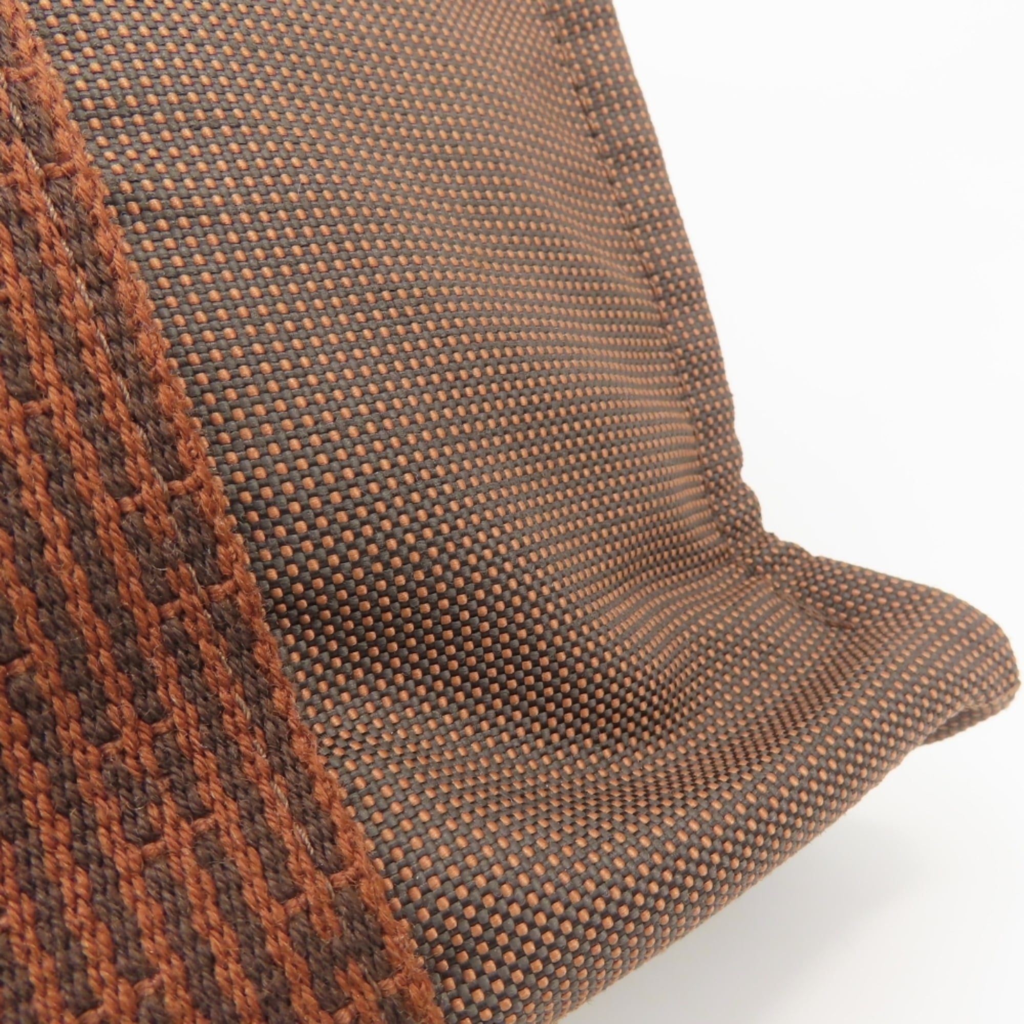Hermes Brown Polyester Tote Bag (Pre-Owned)