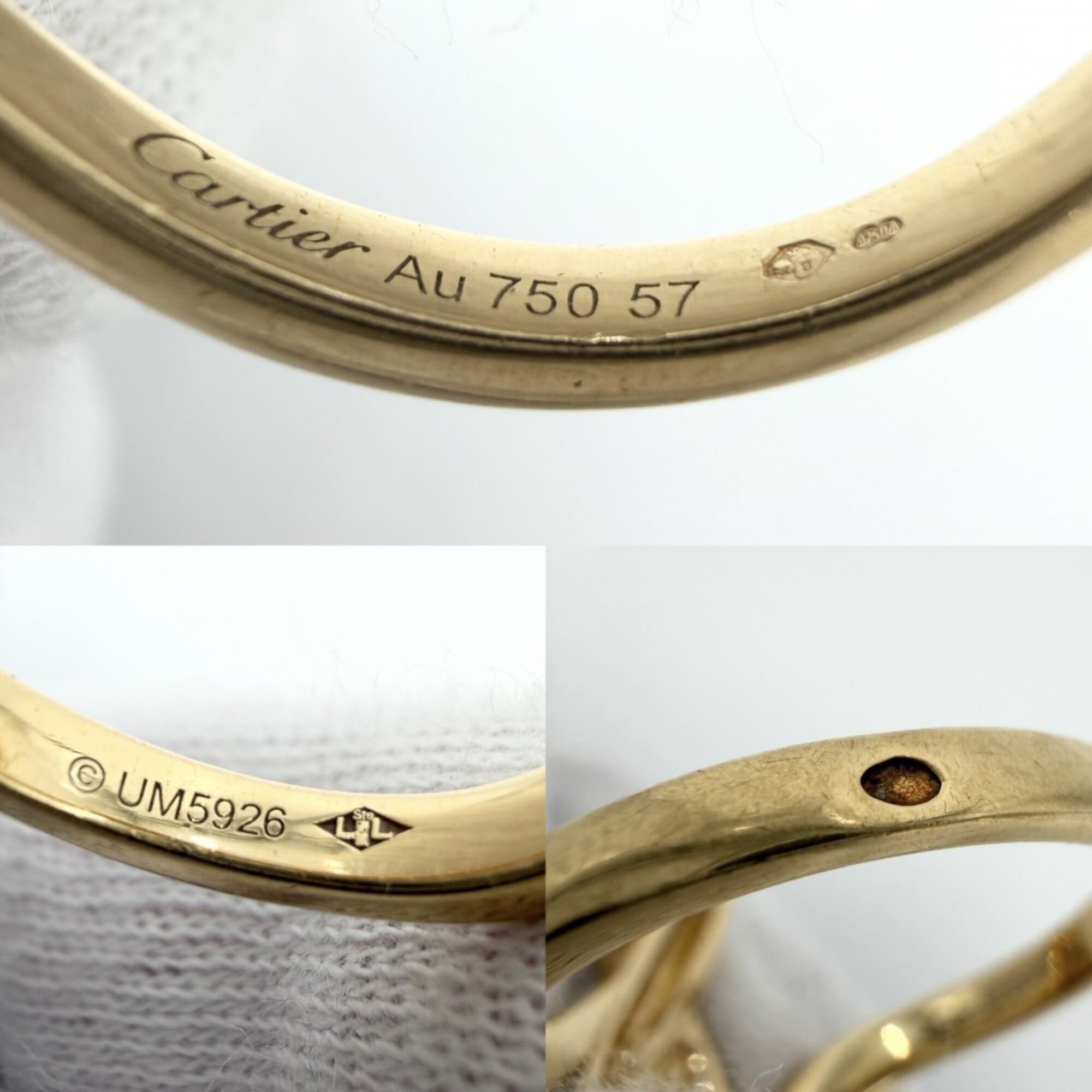 Cartier White Yellow Yellow Gold (Pre-Owned)