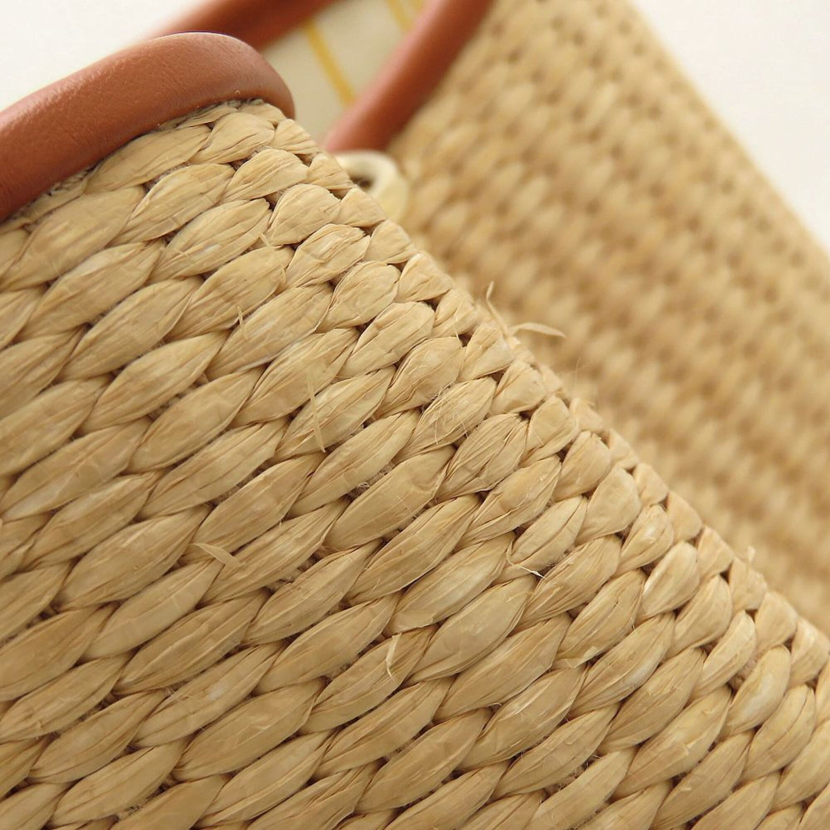 Louis Vuitton Brown Natural Raffia Leather Shoulder Bag (Pre-Owned)