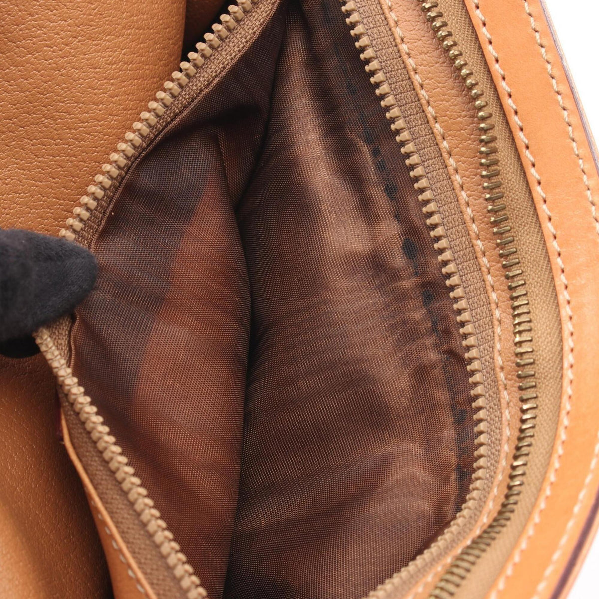 Celine Macadam Beige Brown Coated Canvas Clutch Bag Handbag (Pre-Owned)