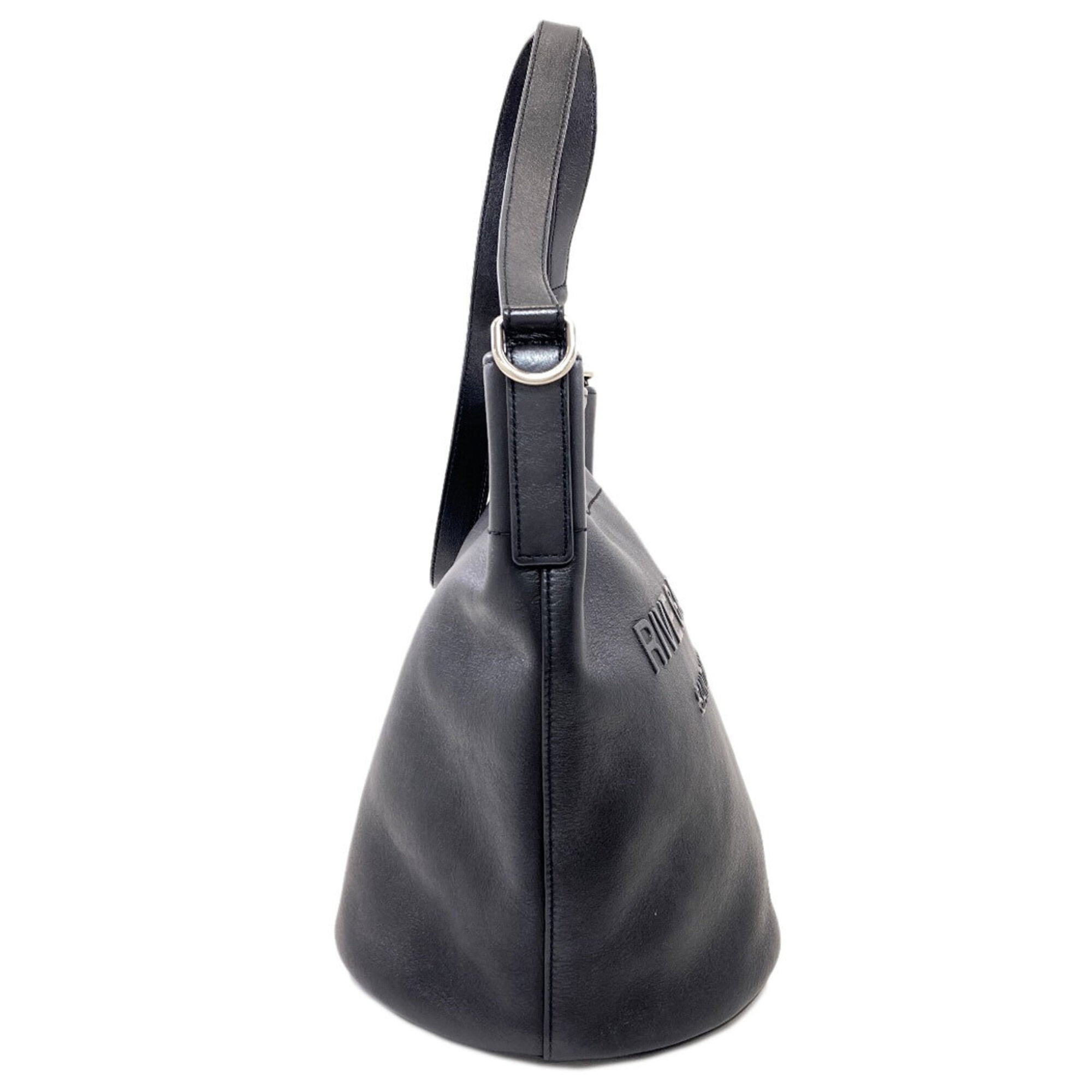 Saint Laurent Black Leather Shoulder Bag (Pre-Owned)