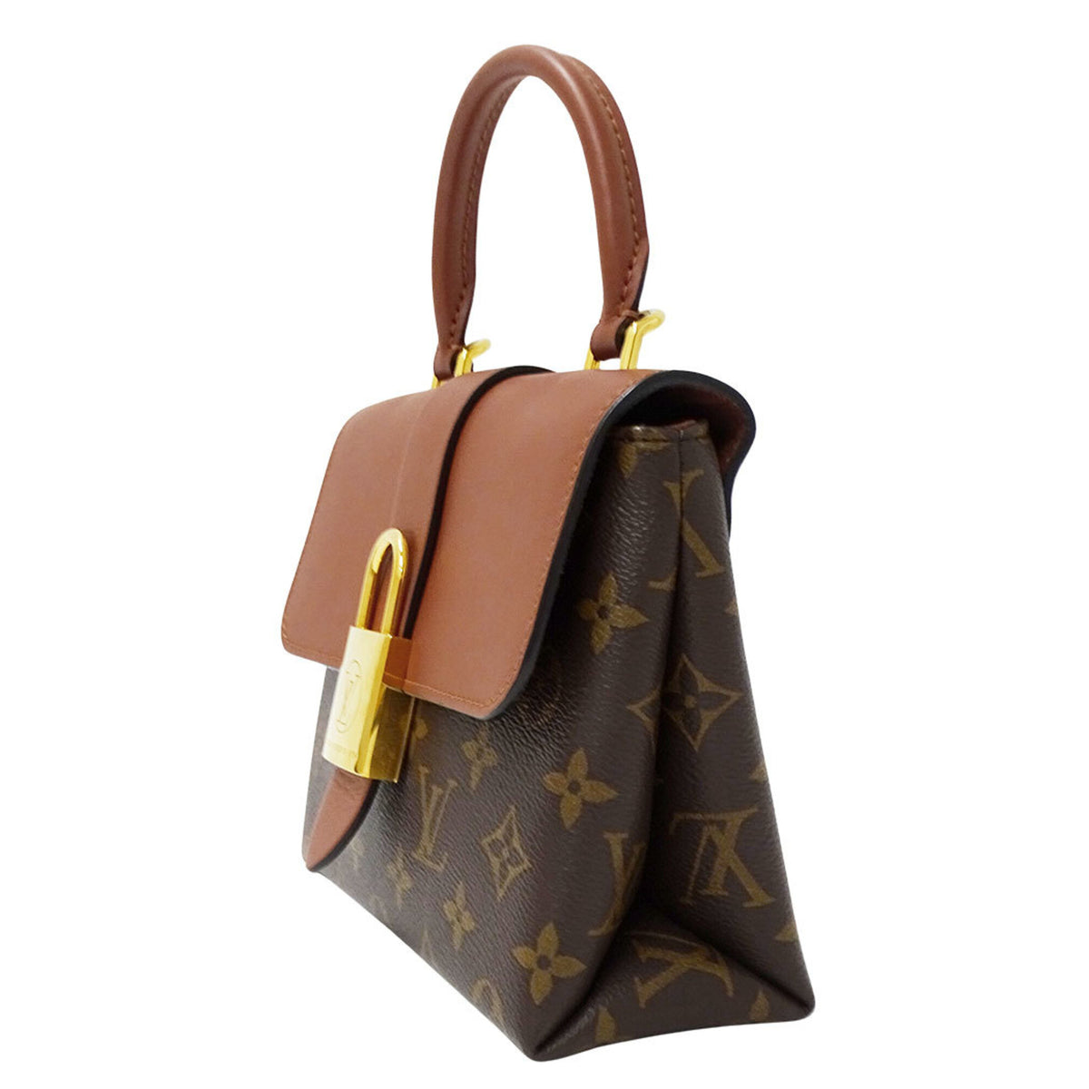 Louis Vuitton Brown Monogram Canvas Handbag Shoulder Bag (Pre-Owned)