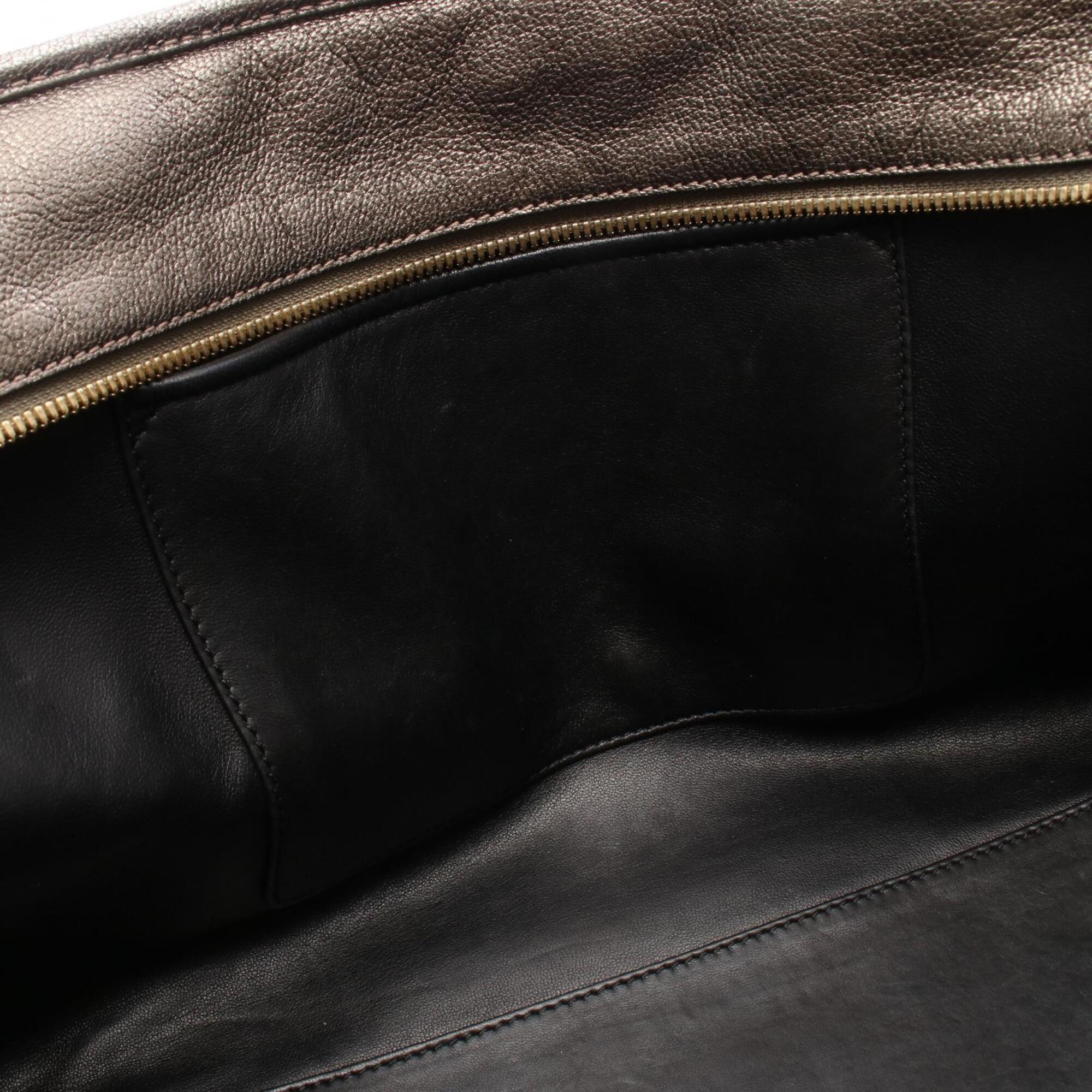Loewe Amazona Gold Leather Handbag (Pre-Owned)