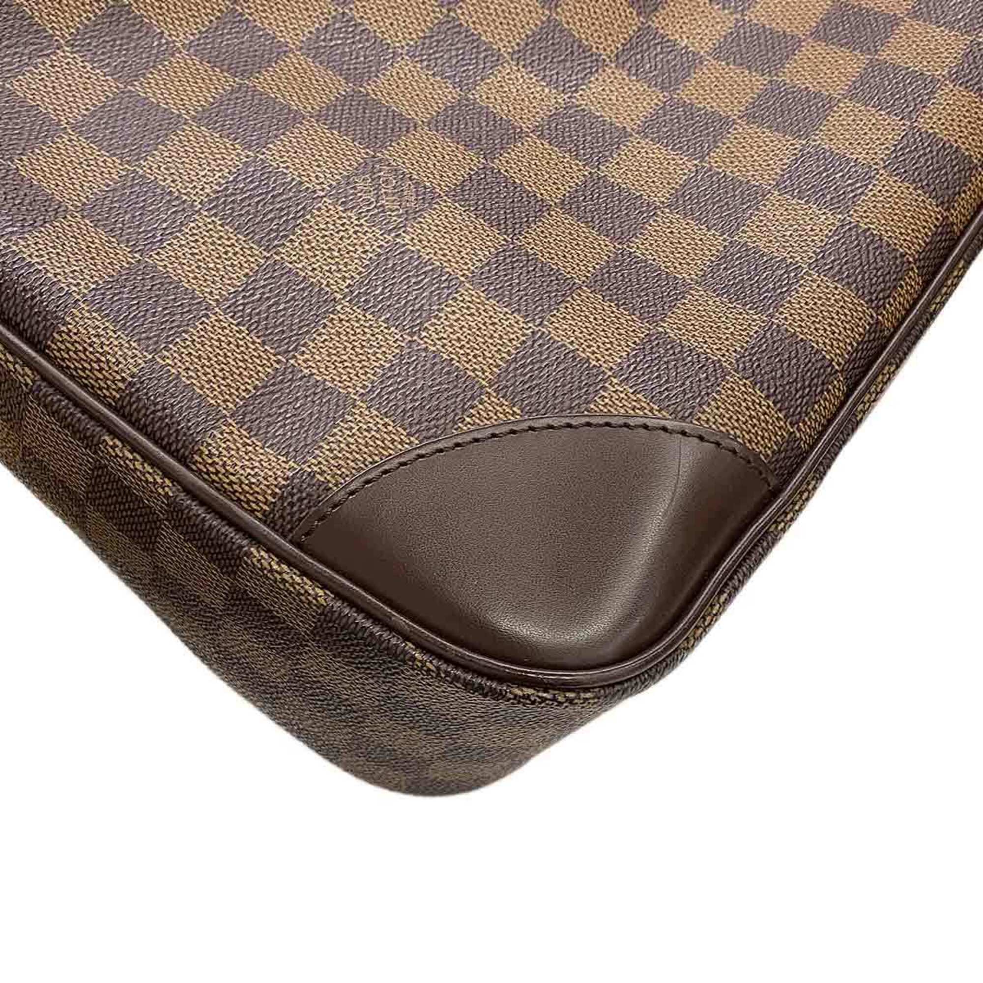Louis Vuitton Damier Canvas Ebene Damier Canvas Handbag Shoulder Bag (Pre-Owned)