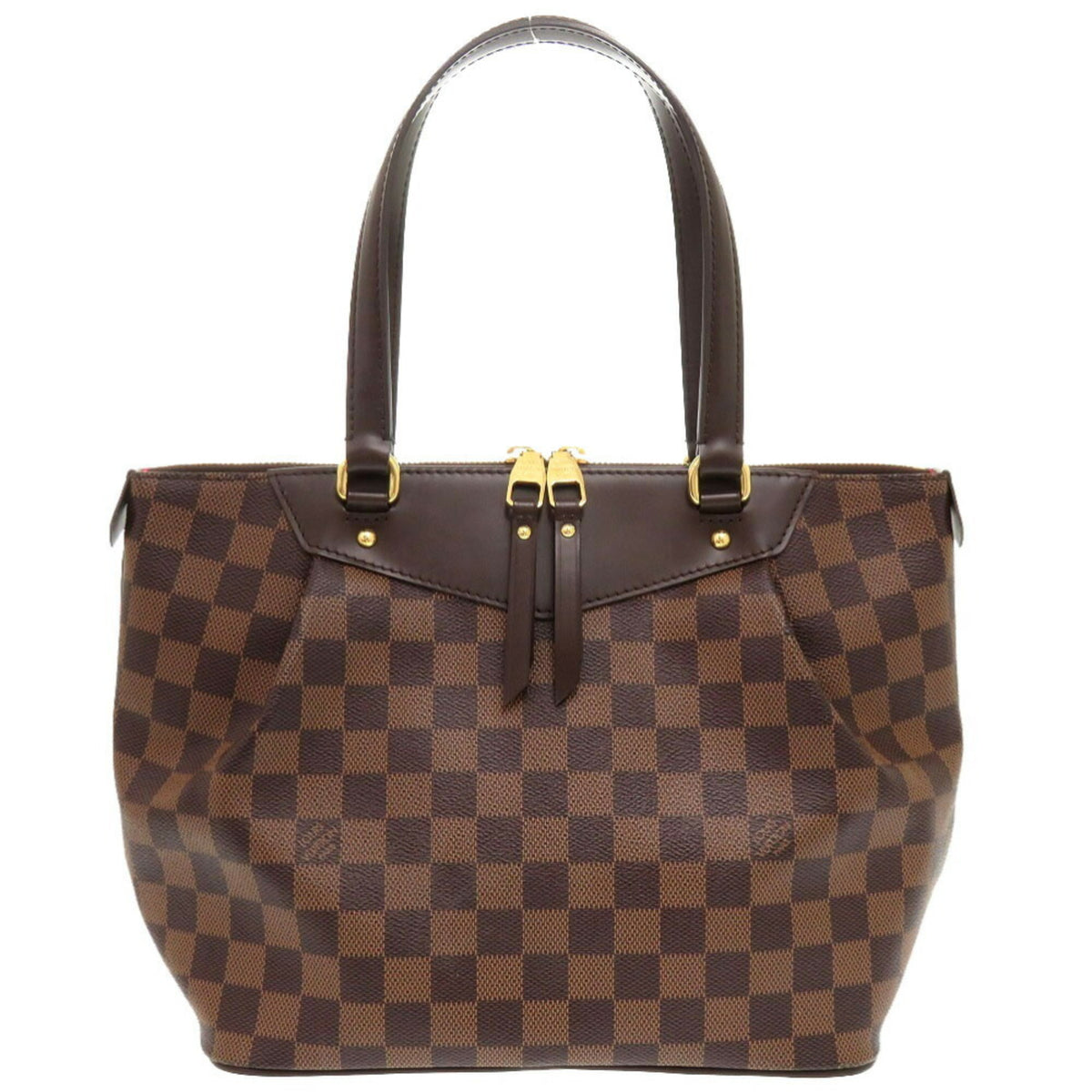 Louis Vuitton Brown Damier Canvas Handbag (Pre-Owned)