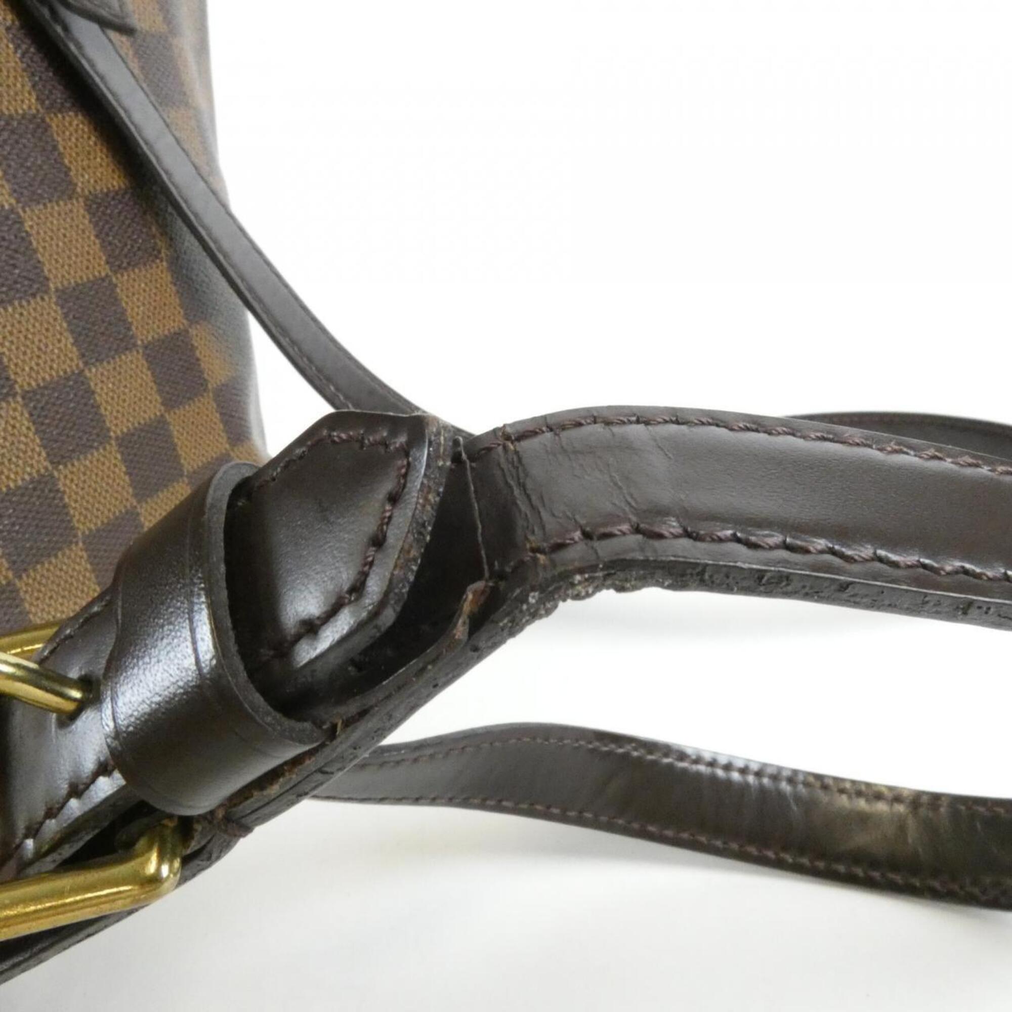 Louis Vuitton Brown Coated Canvas Backpack (Pre-Owned)